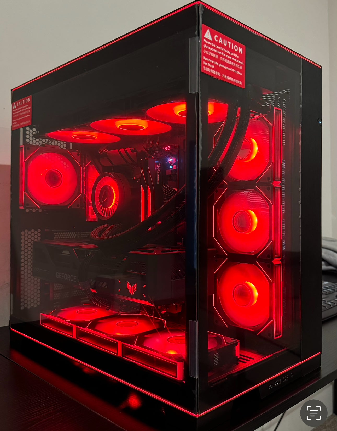 RTX 5080 WORKSTATION PC CORE ULTRA 9 285K 128GB RAM 8TB SSD WiFI RGB VR