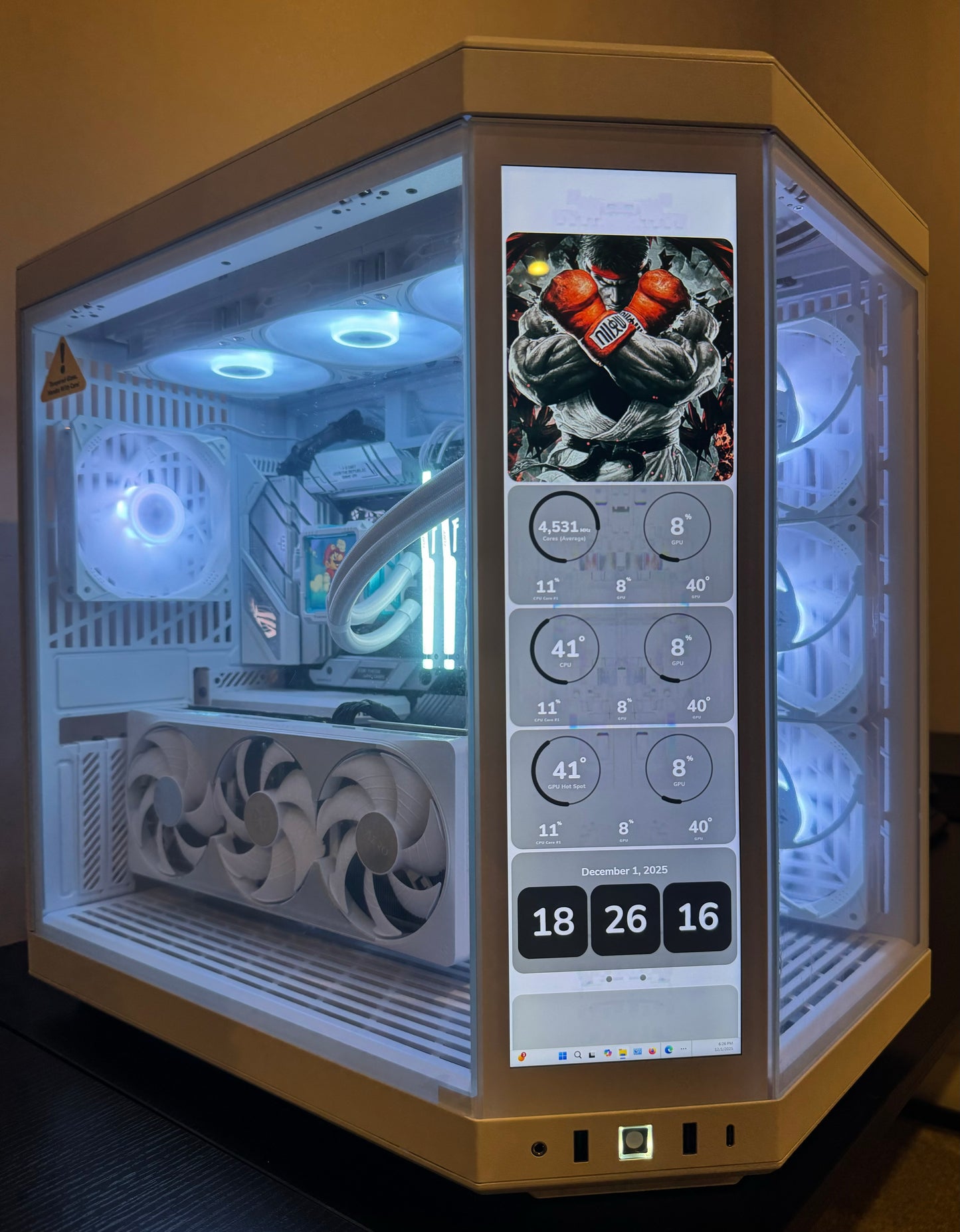 ROG ASTRAL 5090 CUSTOM BUILT GAMING PC RYZEN 9 9950X3D 64GB DDR5 RAM 4TB SSD WiFi 7 VR WHITE BUILD