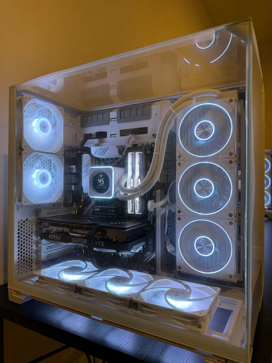 CUSTOM BUILT GAMING PC - RTX 4070 Ti Super i9 13900K 32GB DDR5 2TB SSD ALL WHITE BUILD