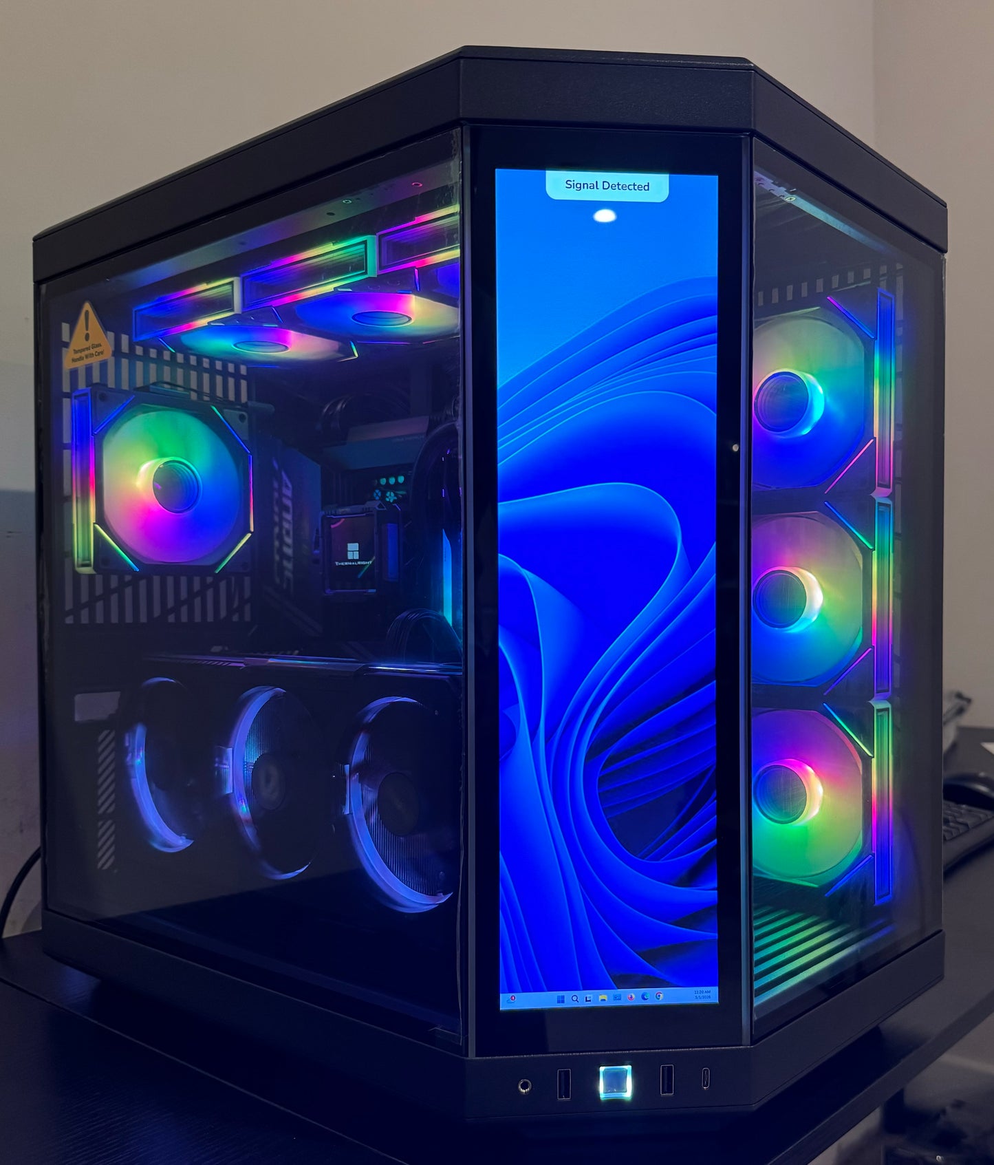 RTX 5090 CUSTOM BUILT GAMING PC RYZEN 9 9950X3D 64GB DDR5 RAM 4TB SSD WiFi 7 VR BLACK BUILD