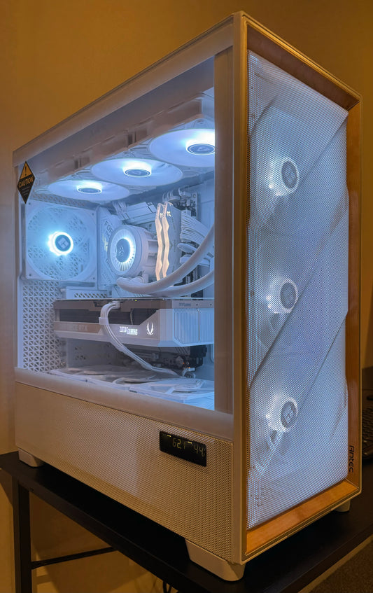 CUSTOM BUILT GAMING PC - RTX 5090 i9 14900K 128GB DDR5 4TB SSD ALL WHITE BUILD