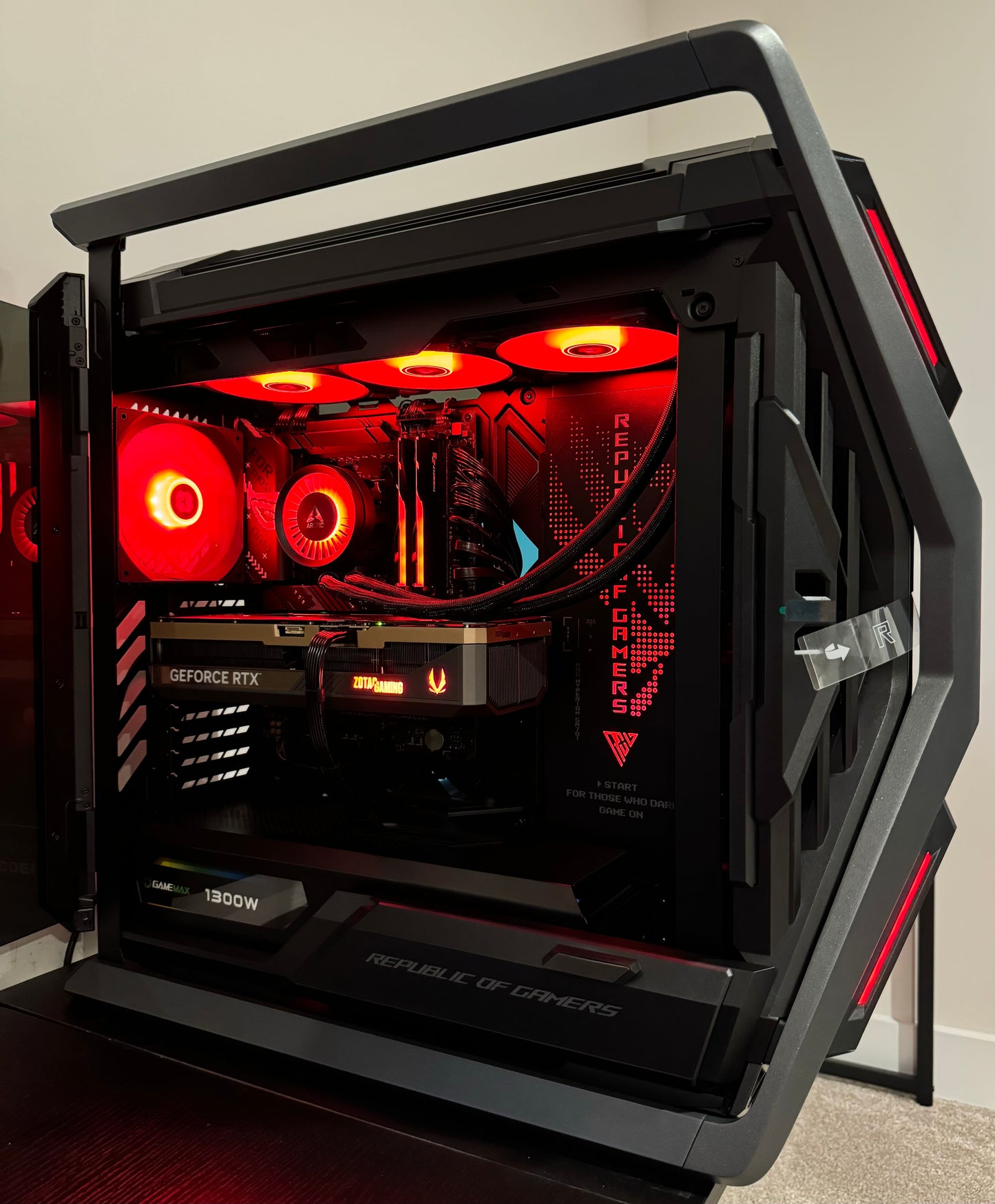 ROG HYPERION RTX 5090 CUSTOM BUILT GAMING PC Intel Core Ultra 9 285K 64GB DDR5 RAM 2TB SSD 4TB HDD WiFi VR WIN 11