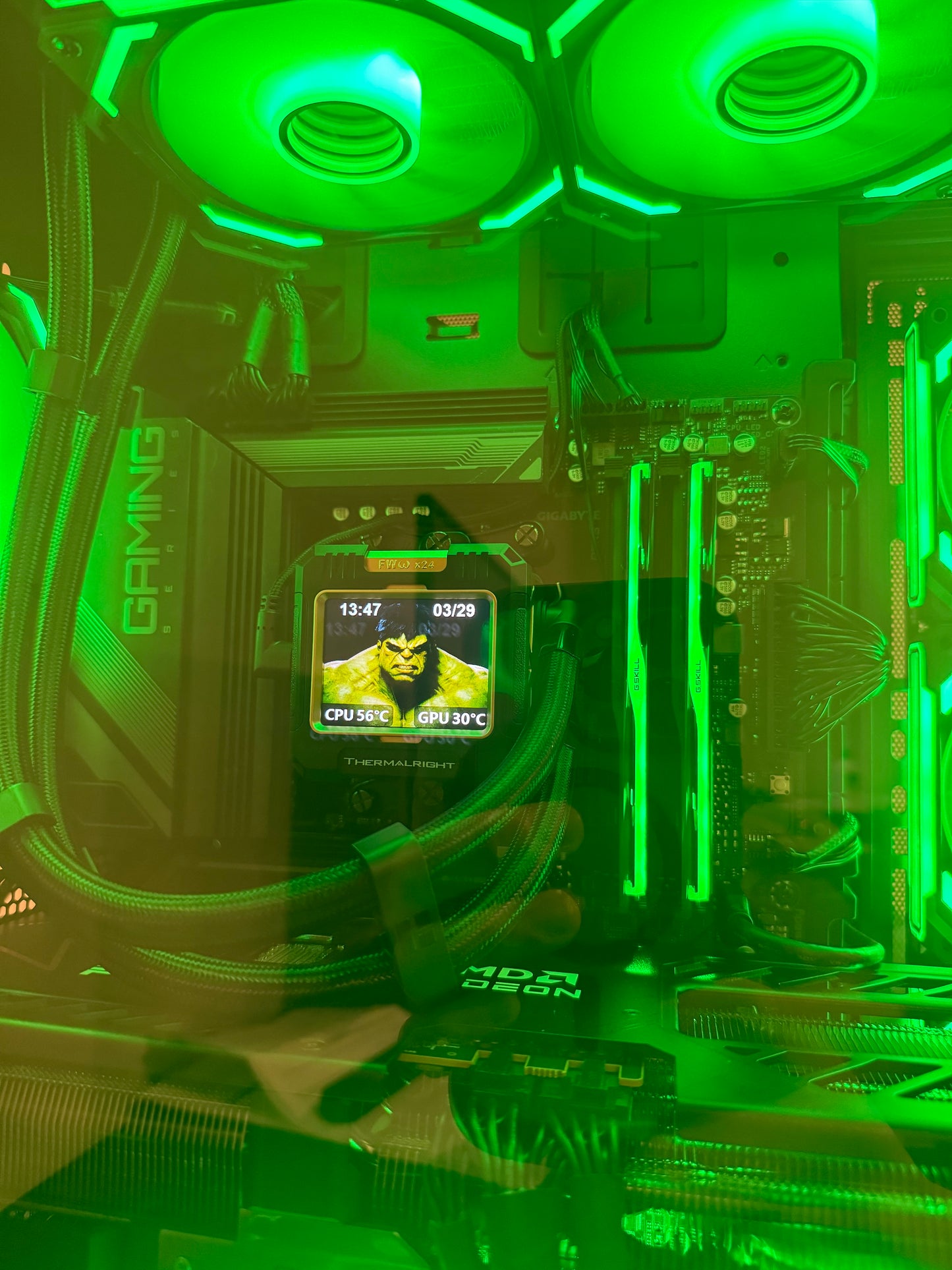 RX 9070 XT CUSTOM BUILT GAMING PC RYZEN 9800X3D 32GB DDR5 RAM 2TB SSD WiFi 6 VR