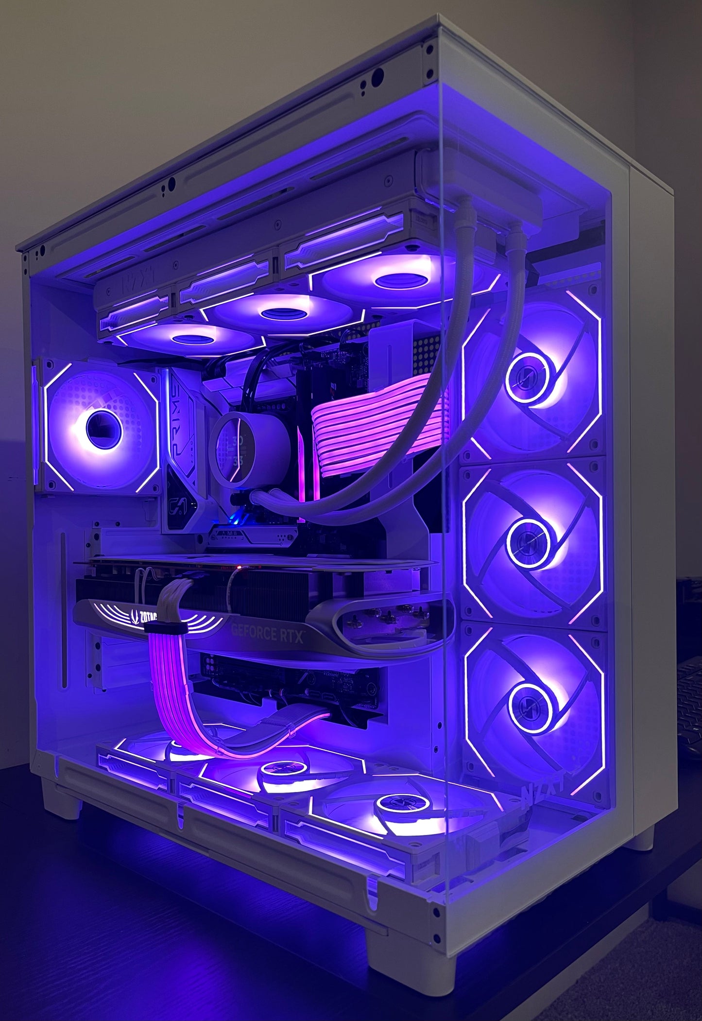 WHITE RTX 4090 CUSTOM BUILT GAMING PC - i9 14900K 64GB DDR5 4TB SSD Z790