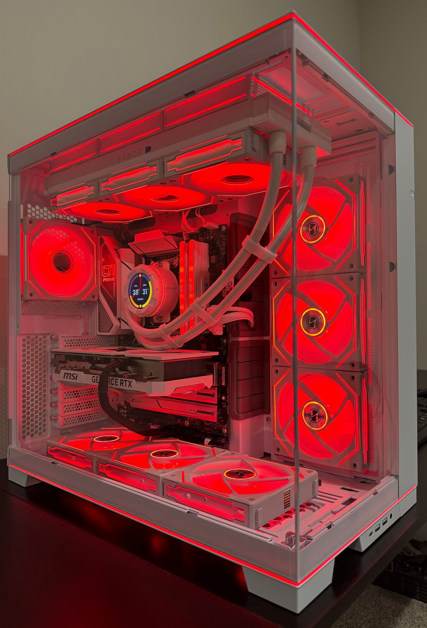 WHITE RTX 40 CUSTOM BUILT GAMING PC - RYZEN 9 7950X3D 64GB DDR5 2TB SSD