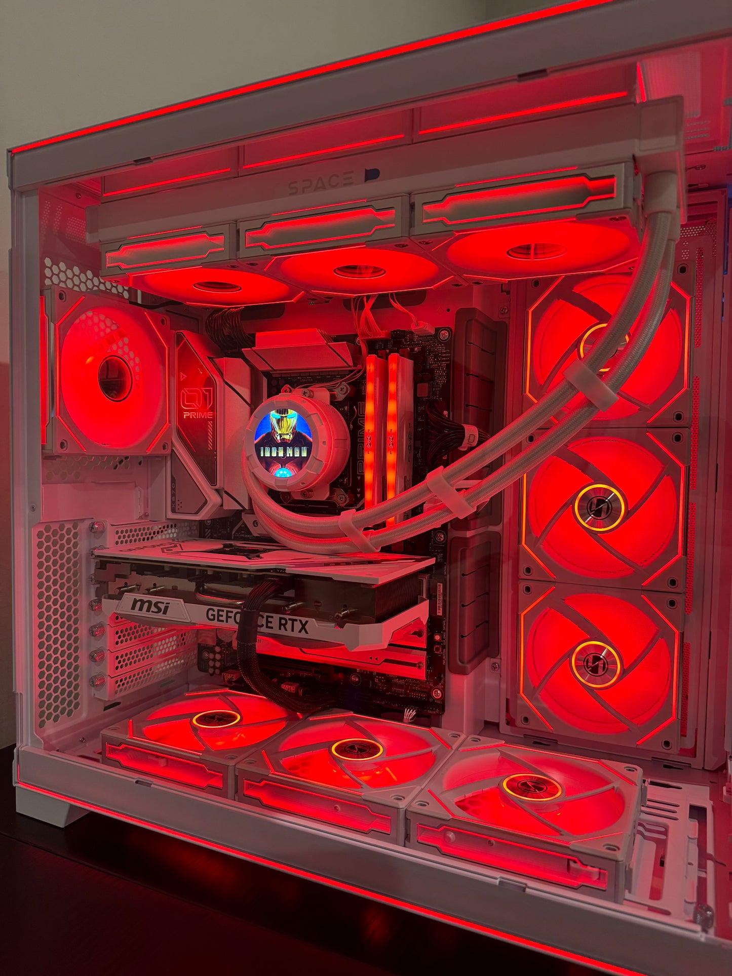 i9 14900K Gaming PC NVIDIA RTX 40 SERIES - 32GB DDR5 2TB SSD WiFi 6 DIGITAL LCD WHITE BUILD