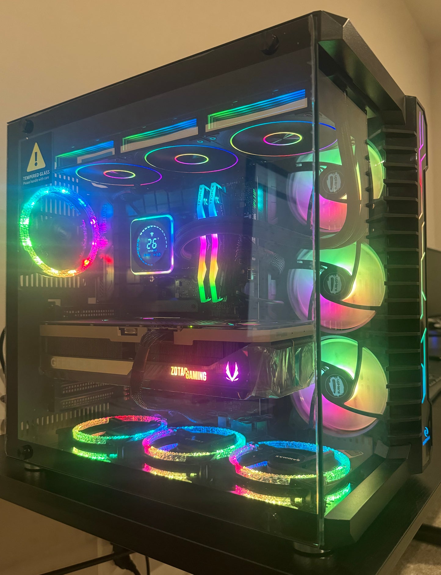 RX 9070 XT CUSTOM BUILT GAMING PC RYZEN 9800X3D 32GB DDR5 RAM 2TB SSD WiFi 6 VR