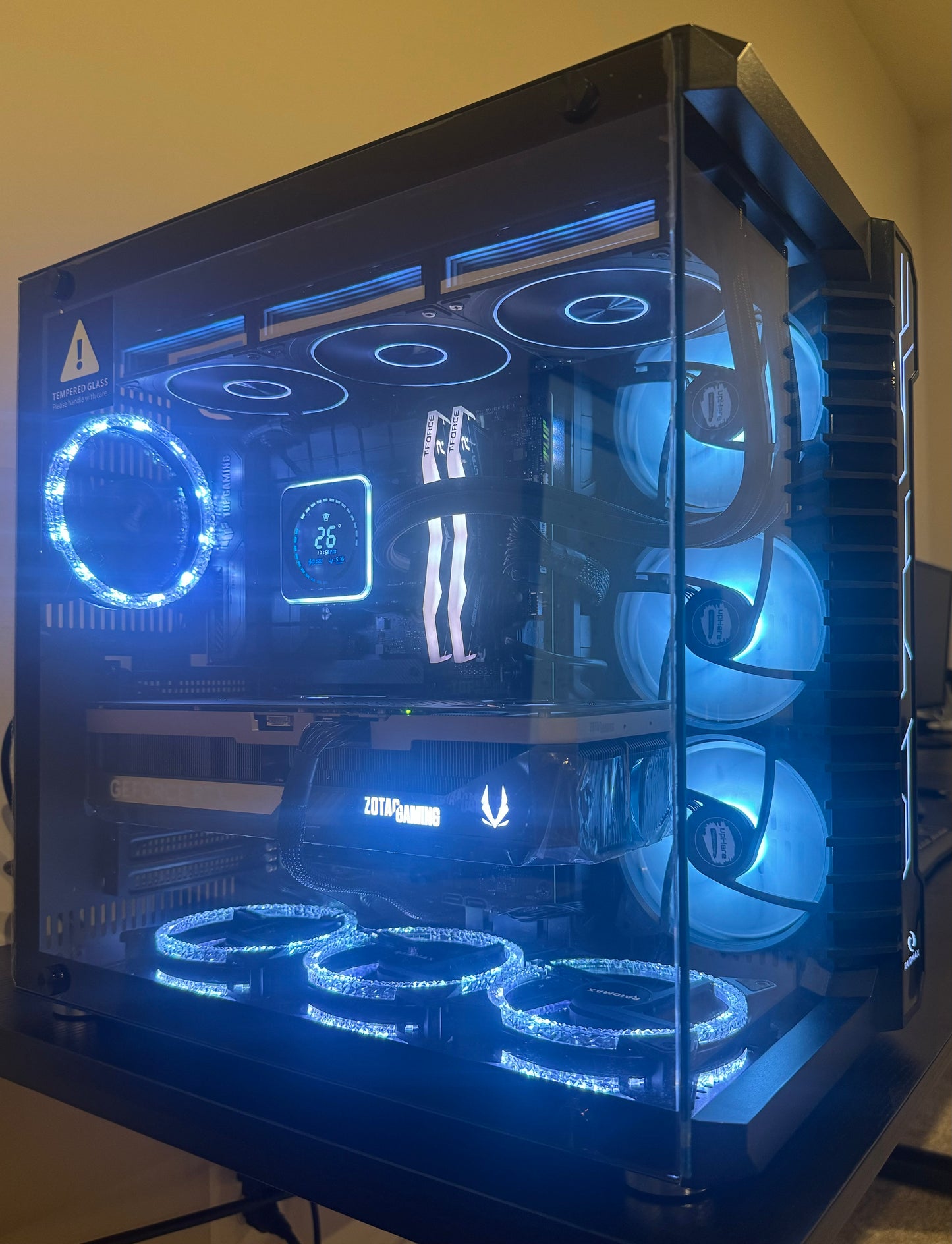 RX 9070 XT CUSTOM BUILT GAMING PC RYZEN 9800X3D 32GB DDR5 RAM 2TB SSD WiFi 6 VR