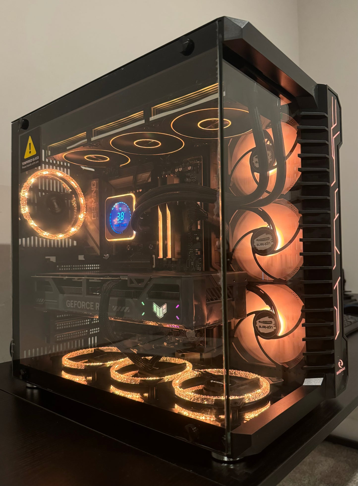 RX 9070 XT CUSTOM BUILT GAMING PC RYZEN 9800X3D 32GB DDR5 RAM 2TB SSD WiFi 6 VR