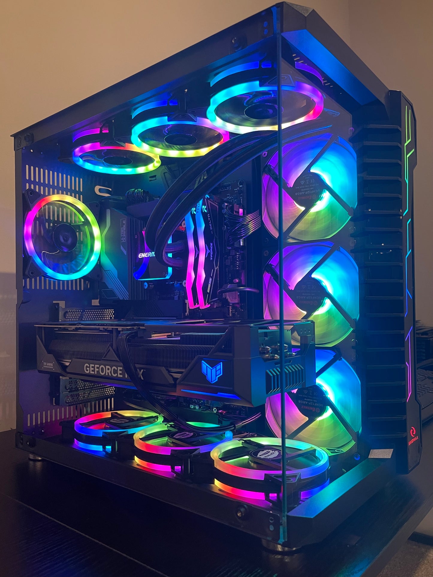 RTX 4070 SUPER CUSTOM BUILT GAMING PC RYZEN 7950x 64GB DDR5 RAM 2TB SSD WiFi 6 VR
