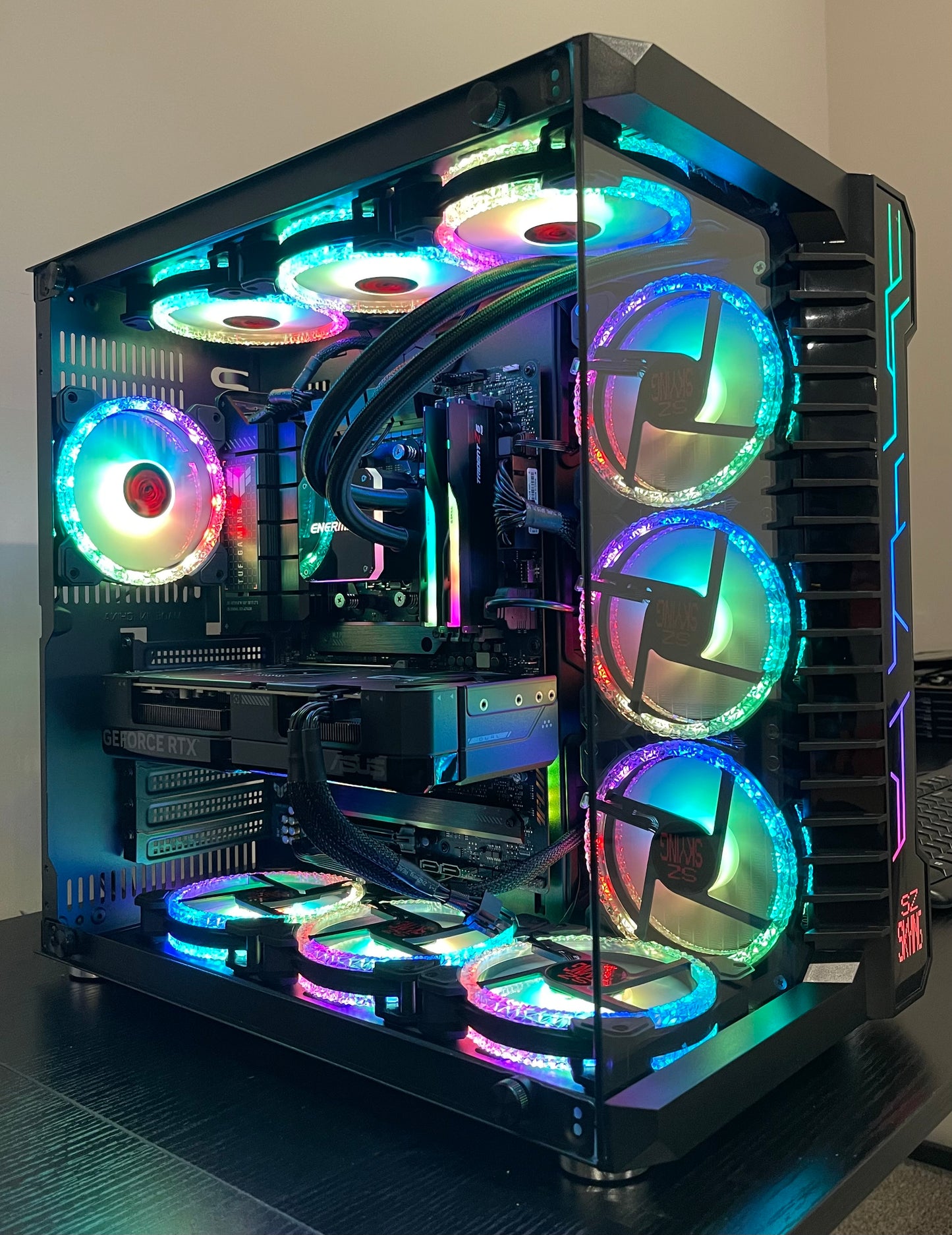 RX 9070 XT Super Custom Built Gaming PC RYZEN 9 9900X 32GB RAM 2TB NVME SSD WiFi