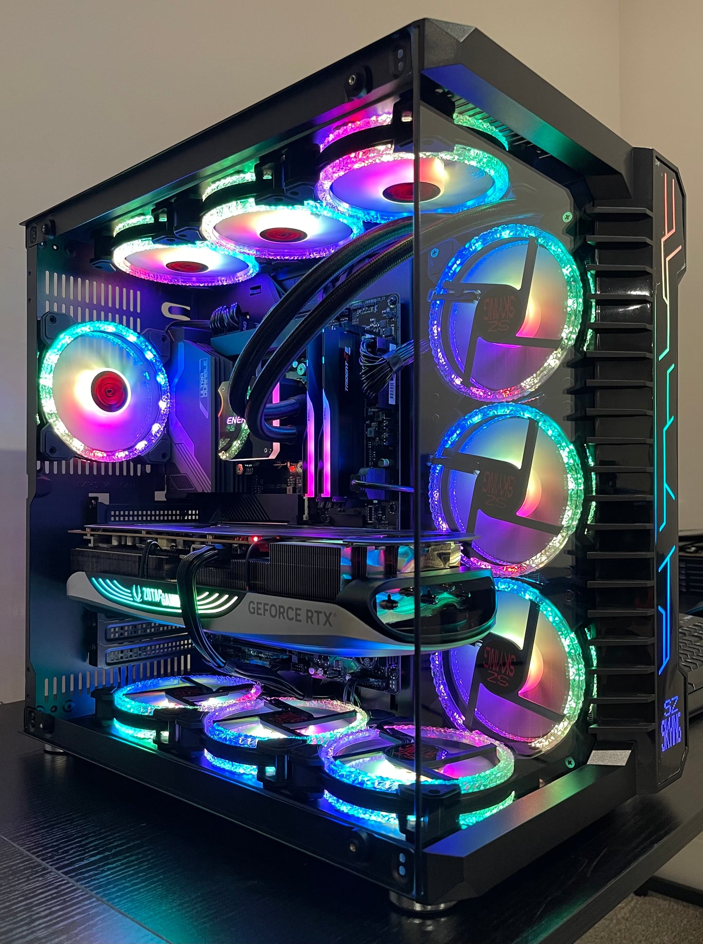 RTX 40 SUPER CUSTOM BUILT GAMING PC RYZEN 7800X3D 32GB DDR5 RAM 2TB SSD WiFi 6 VR