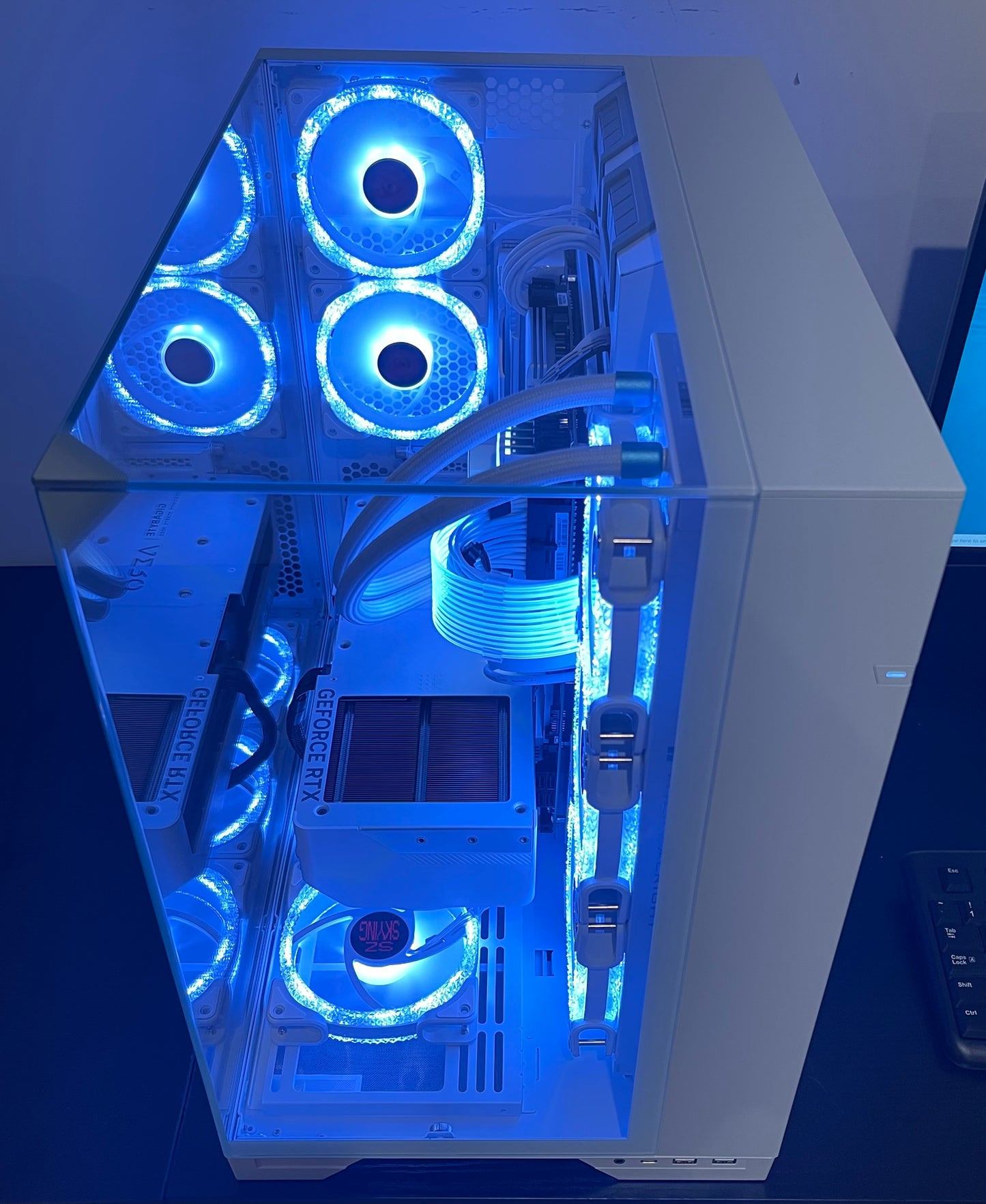 CUSTOM BUILT GAMING PC - RTX 4070 Ti Super i9 13900K 32GB DDR5 2TB SSD ALL WHITE BUILD