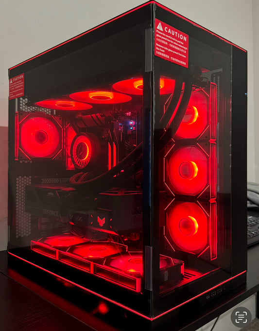 RTX 5080 WORKSTATION PC CORE ULTRA 9 285K 128GB RAM 8TB SSD WiFI RGB VR