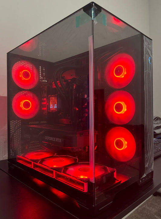 CUSTOM BUILT GAMING PC - RYZEN 7 9800X3D 32GB RAM 2TB NVME WiFi VR RGB