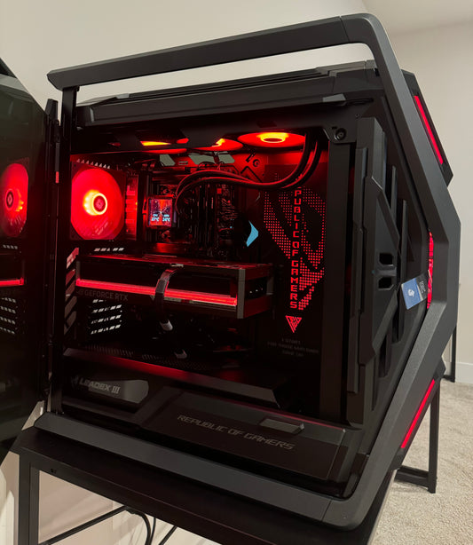 ROG ASTRAL 5090 CUSTOM BUILT GAMING PC RYZEN 7 9800X3D 64GB DDR5 4TB NVME WiFI RGB VR WIN 11