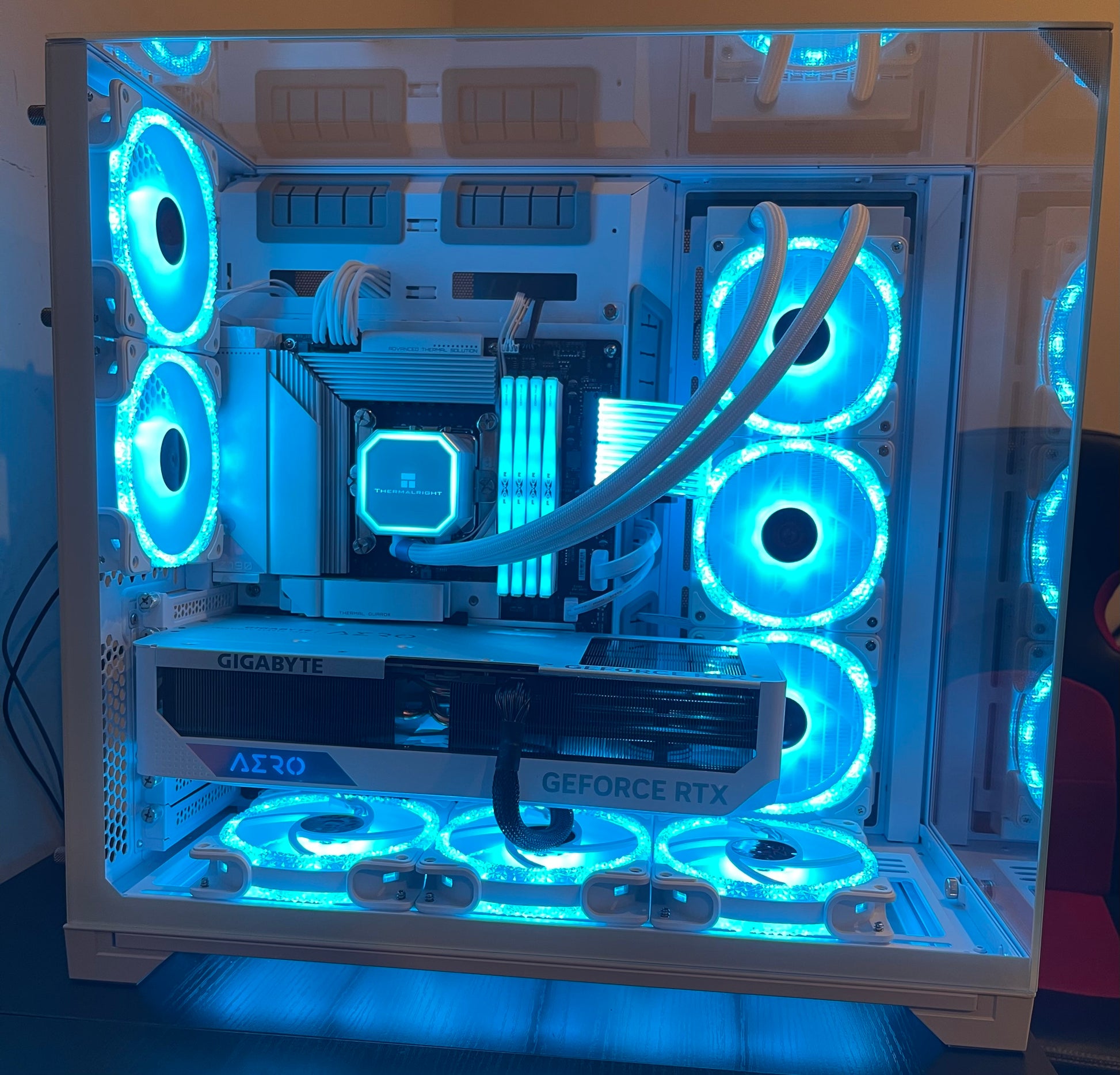 RYZEN 5900X Custom Built Gaming PC 32GB RAM 2TB SSD WiFi RGB WHITE BUILD