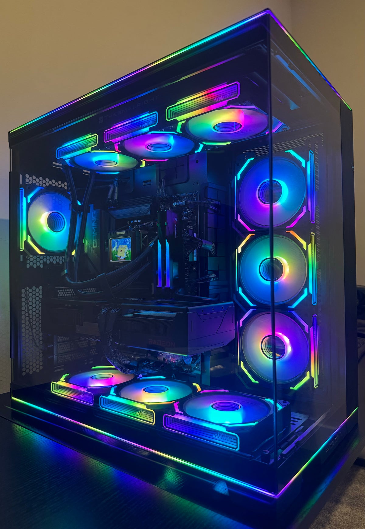 Custom Built Radeon Pc RTX 5070 CUSTOM BUILT GAMING PC RYZEN 7 9800X3D 64GB DDR5 RAM 2TB NVME ...