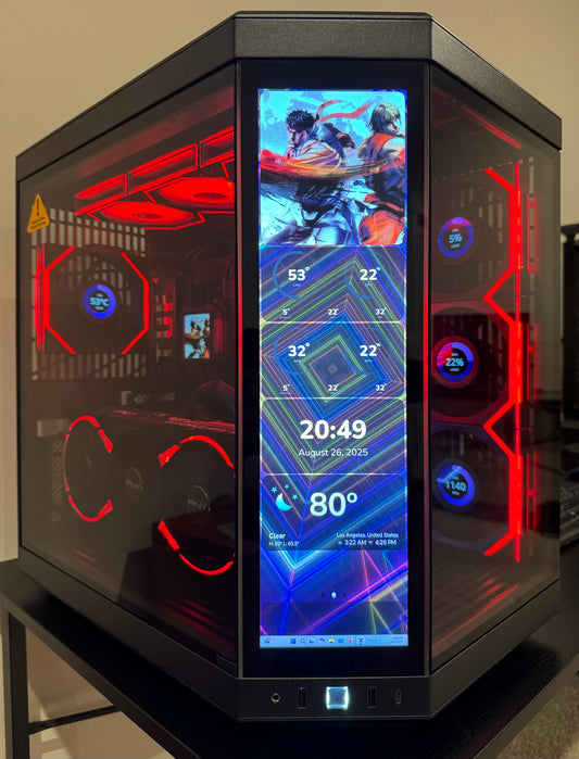 RTX 5090 CUSTOM BUILT GAMING PC RYZEN 9 9950X3D 64GB DDR5 RAM 8TB SSD WiFi 7 VR BLACK BUILD