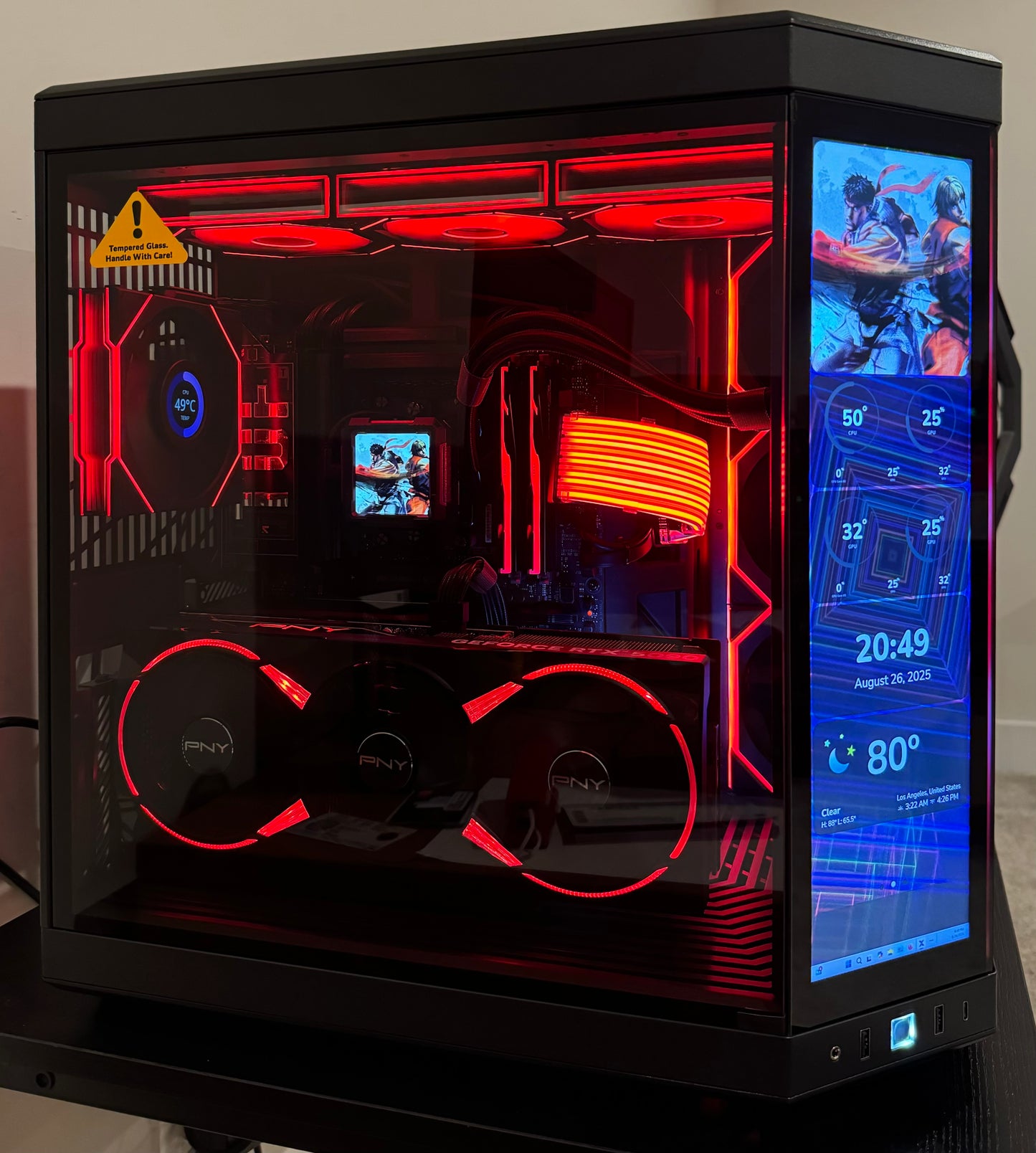 RTX 5090 CUSTOM BUILT GAMING PC RYZEN 9 9950X3D 64GB DDR5 RAM 8TB SSD WiFi 7 VR BLACK BUILD