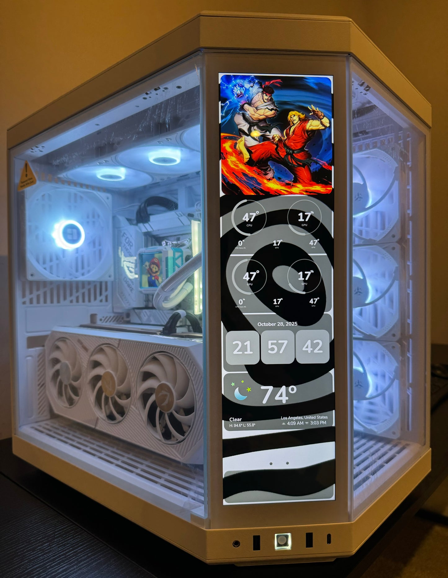 RTX 5090 CUSTOM BUILT GAMING PC RYZEN 7 9800X3D 32GB DDR5 RAM 2TB SSD WiFi 7 VR WHITE BUILD