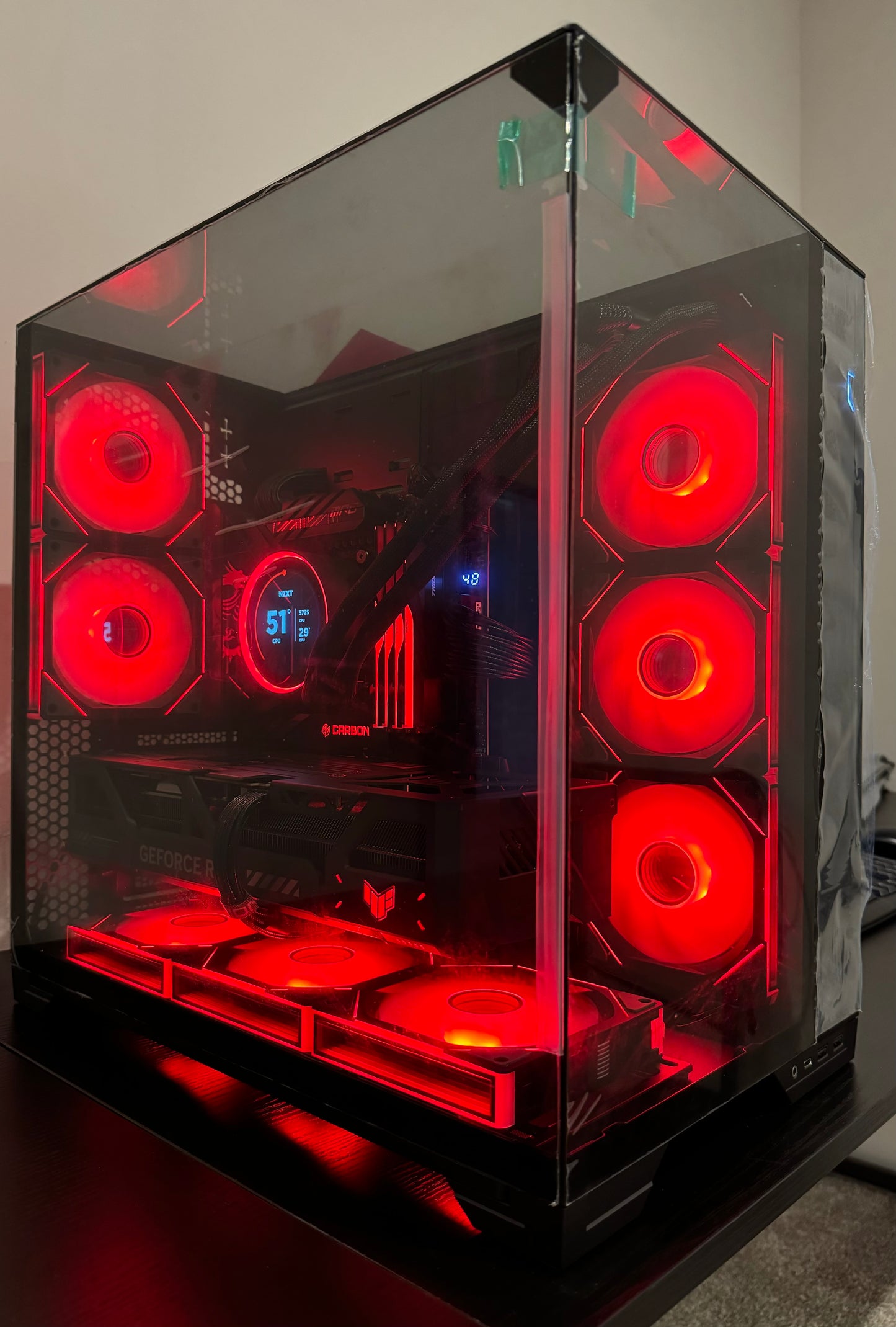 RYZEN 9 9950X3D AI WORKSTATION PC RTX 5090 128GB RAM 4TB NVME SSD WiFI RGB VR