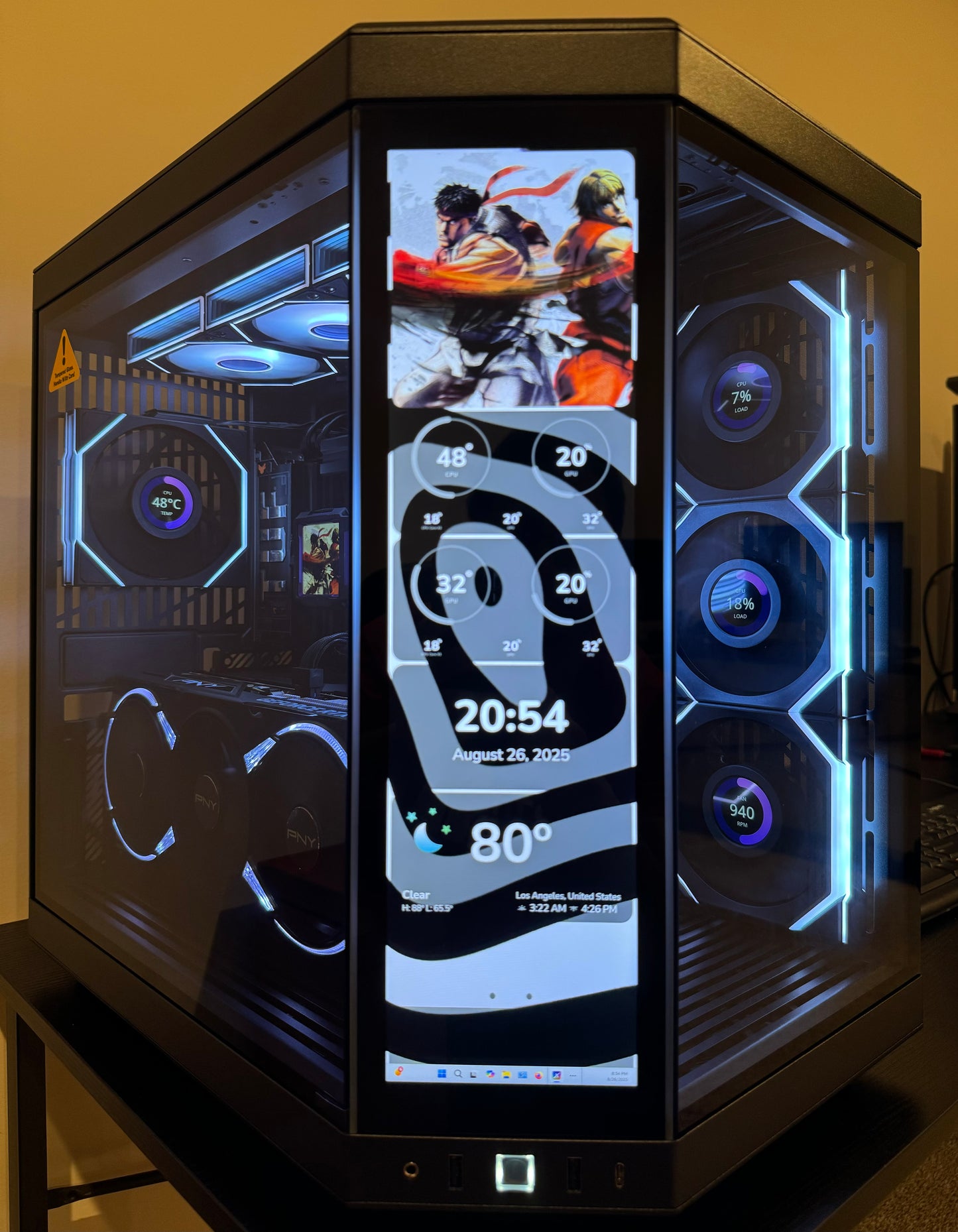 RTX 5090 CUSTOM BUILT GAMING PC RYZEN 9 9950X3D 64GB DDR5 RAM 8TB SSD WiFi 7 VR BLACK BUILD