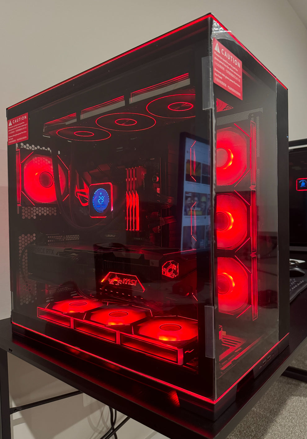 RTX 5090 CUSTOM BUILT GAMING PC RYZEN 7 9800X3D 64GB DDR5 RAM 4TB SSD ...