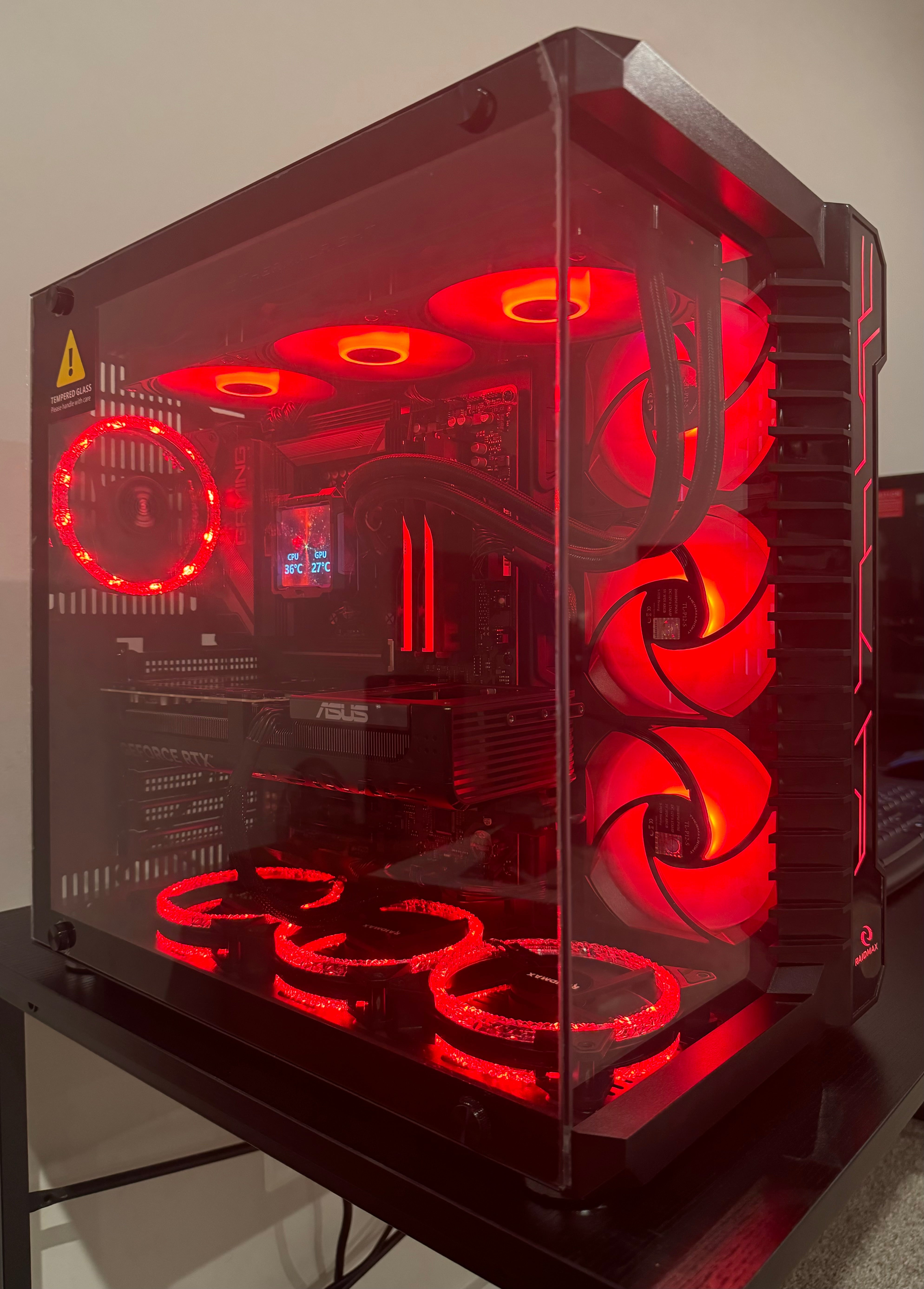 RTX 4070 SUPER CUSTOM BUILT GAMING PC RYZEN 7950X 64GB DDR5 RAM