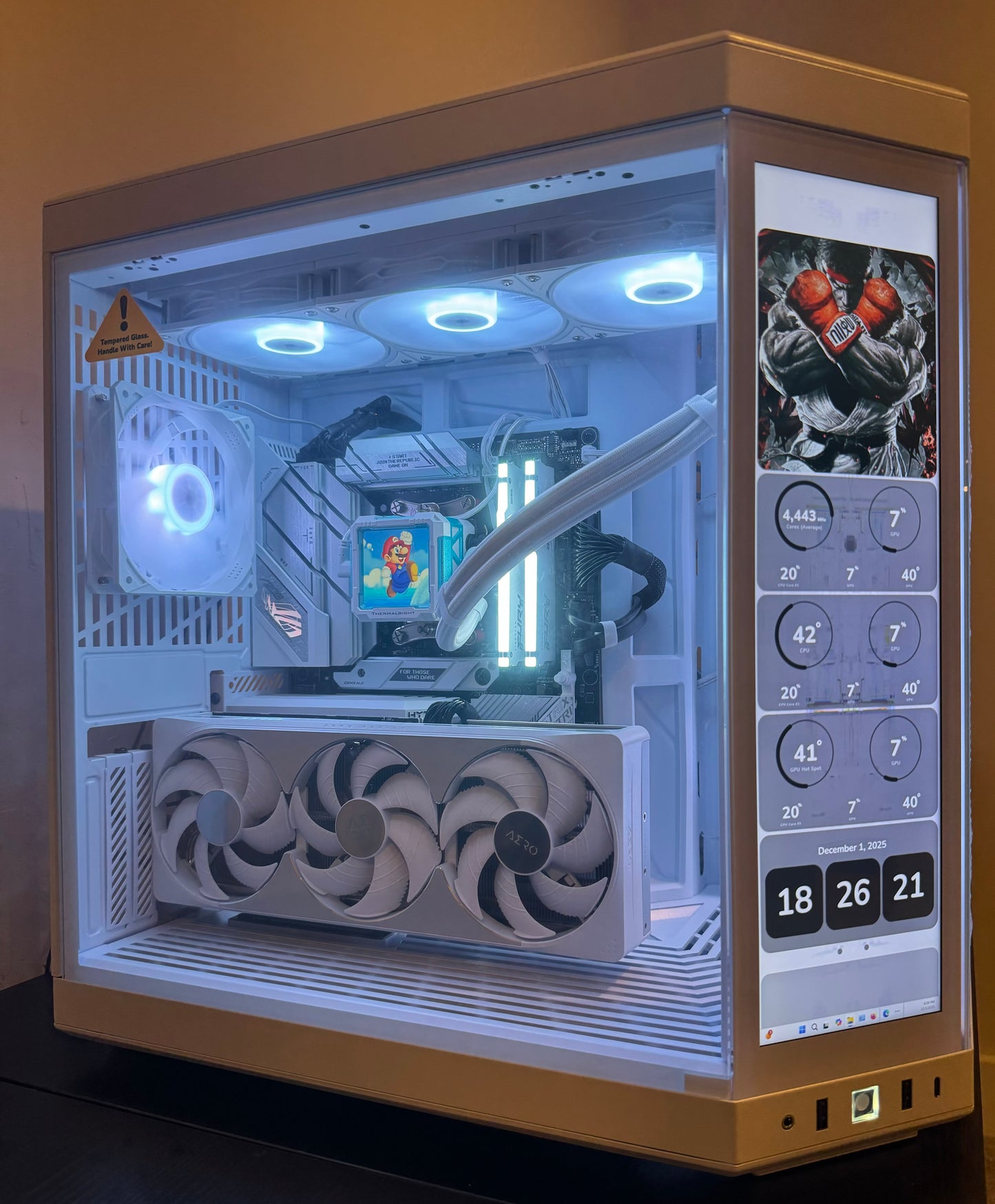 RTX 5080 RYZEN 7 9800X3D Custom Built Gaming PC 32GB DDR5 2TB SSD WiFi RGB - WHITE BUILD