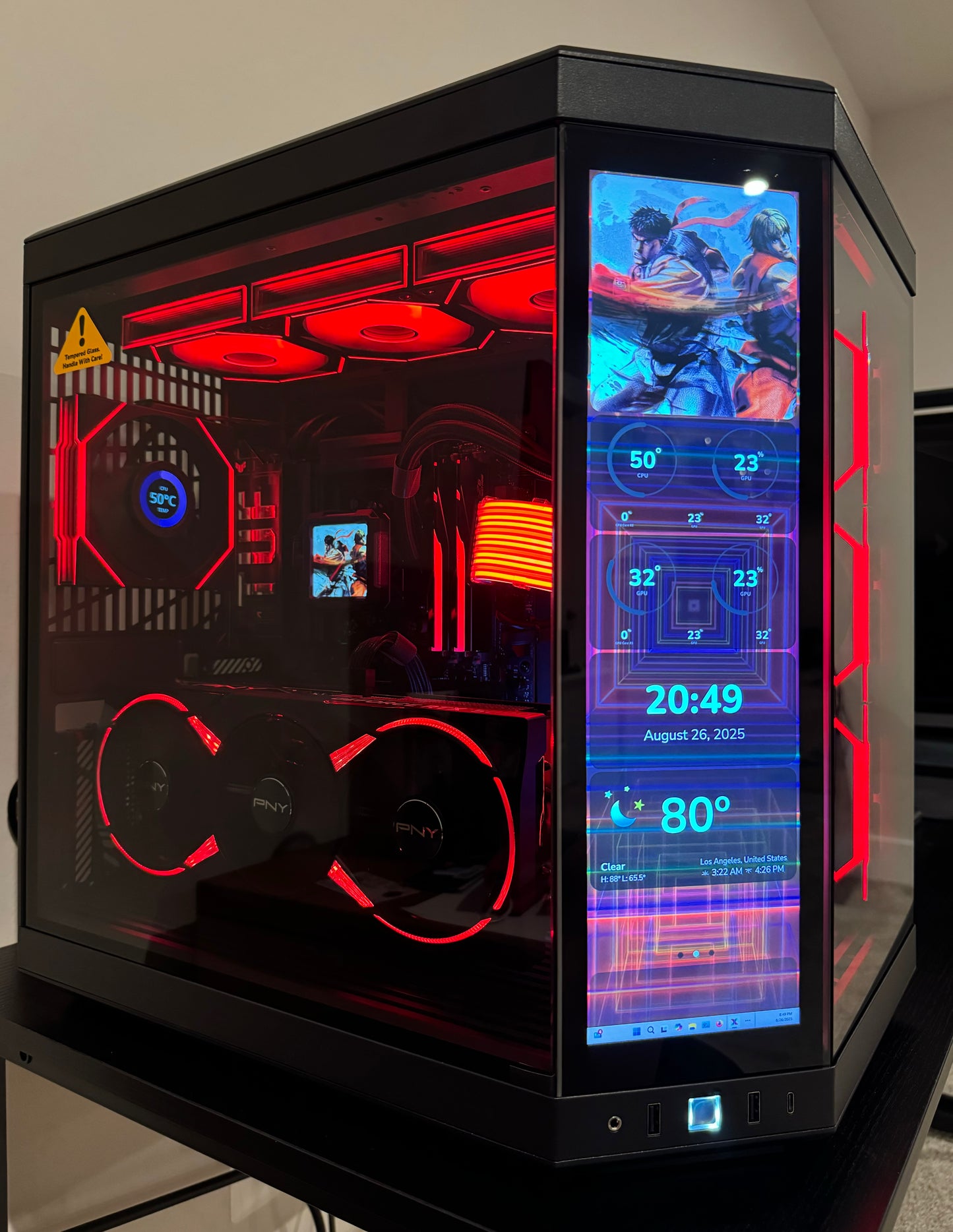 RTX 5090 CUSTOM BUILT GAMING PC RYZEN 9 9950X3D 64GB DDR5 RAM 8TB SSD WiFi 7 VR BLACK BUILD
