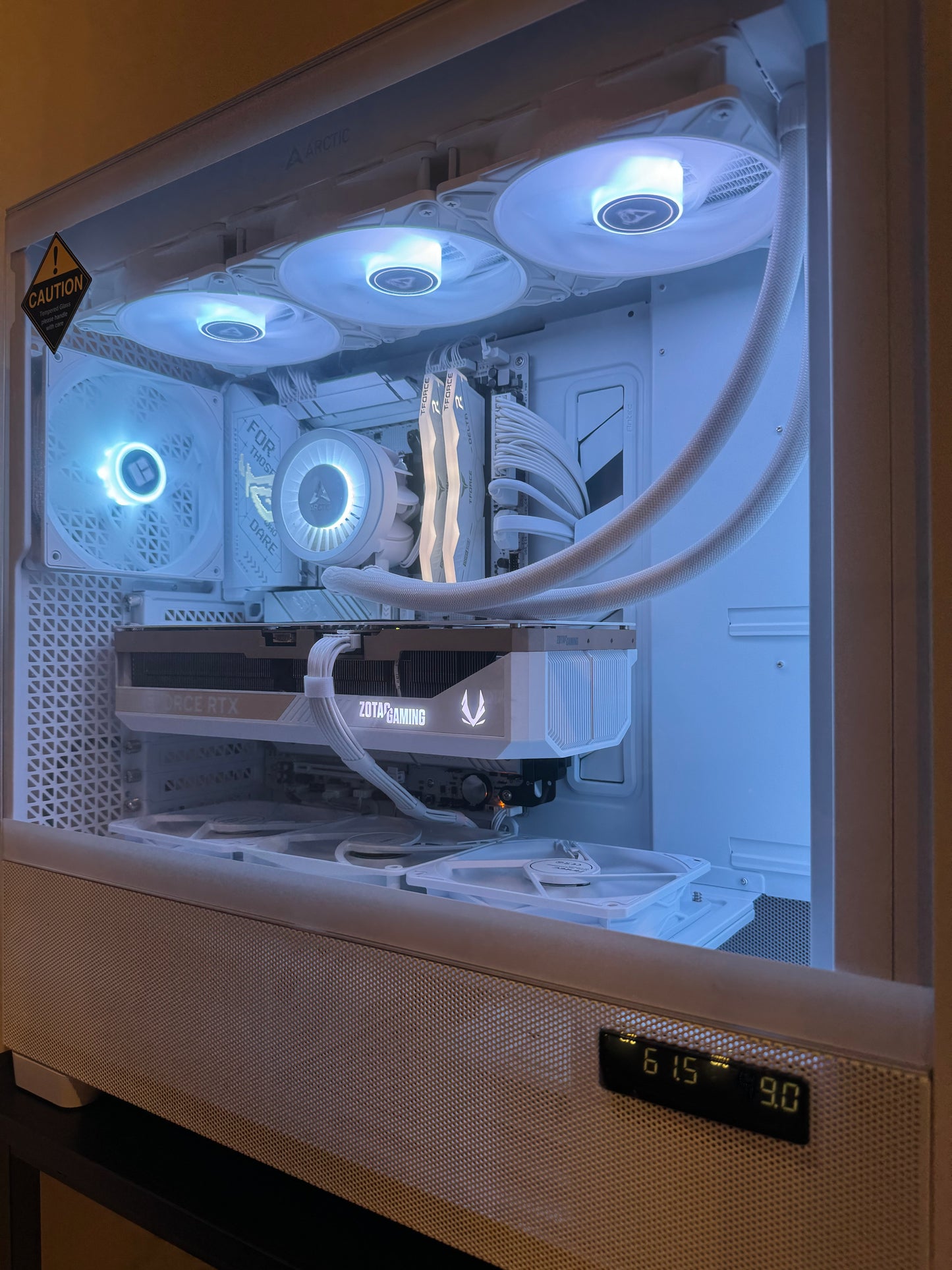 RTX 5070 Ti CUSTOM BUILT GAMING PC RYZEN 9 9900X 64GB DDR5 RAM 2TB SSD WiFi 6 VR WHITE BUILD