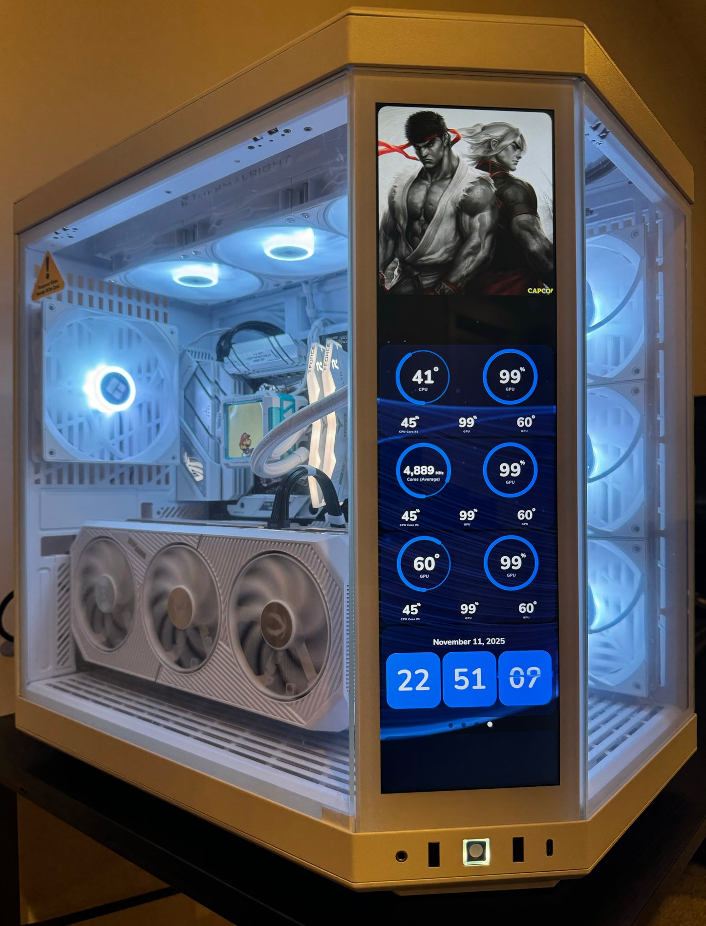 RTX 5080 RYZEN 7 9800X3D Custom Built Gaming PC 32GB DDR5 2TB SSD WiFi RGB - WHITE BUILD