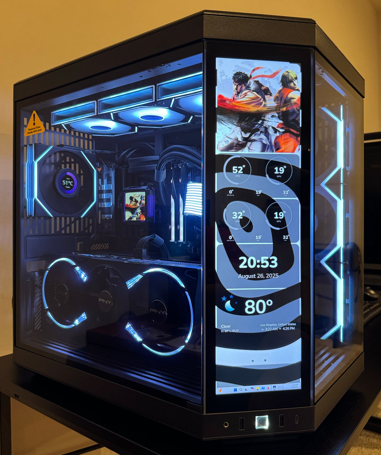 RTX 5090 CUSTOM BUILT GAMING PC RYZEN 9 9950X3D 64GB DDR5 RAM 8TB SSD WiFi 7 VR BLACK BUILD