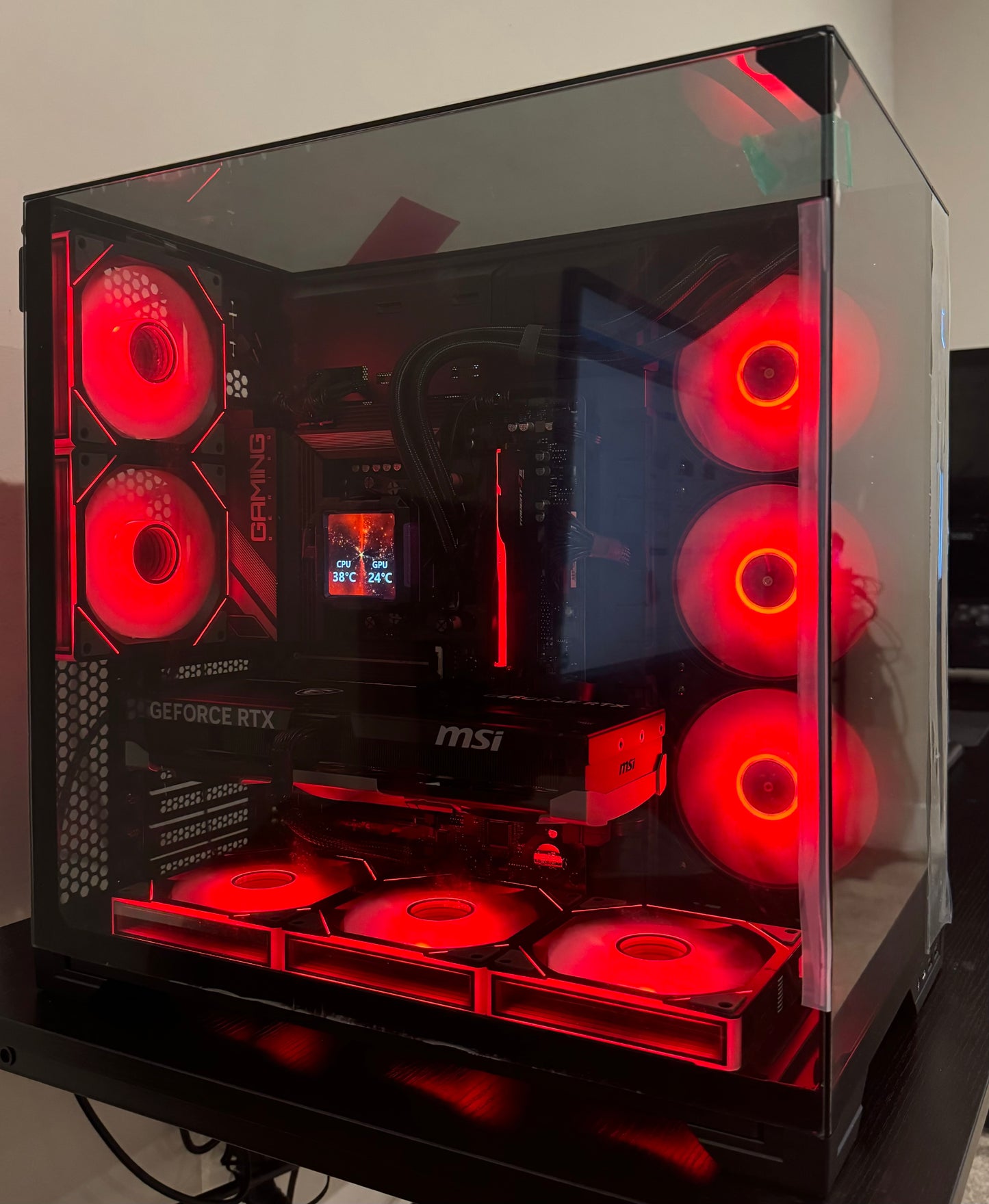 RTX 5090 AI WORKSTATION PC RYZEN 9 9950X 128GB RAM 6TB SSD WiFI RGB VR