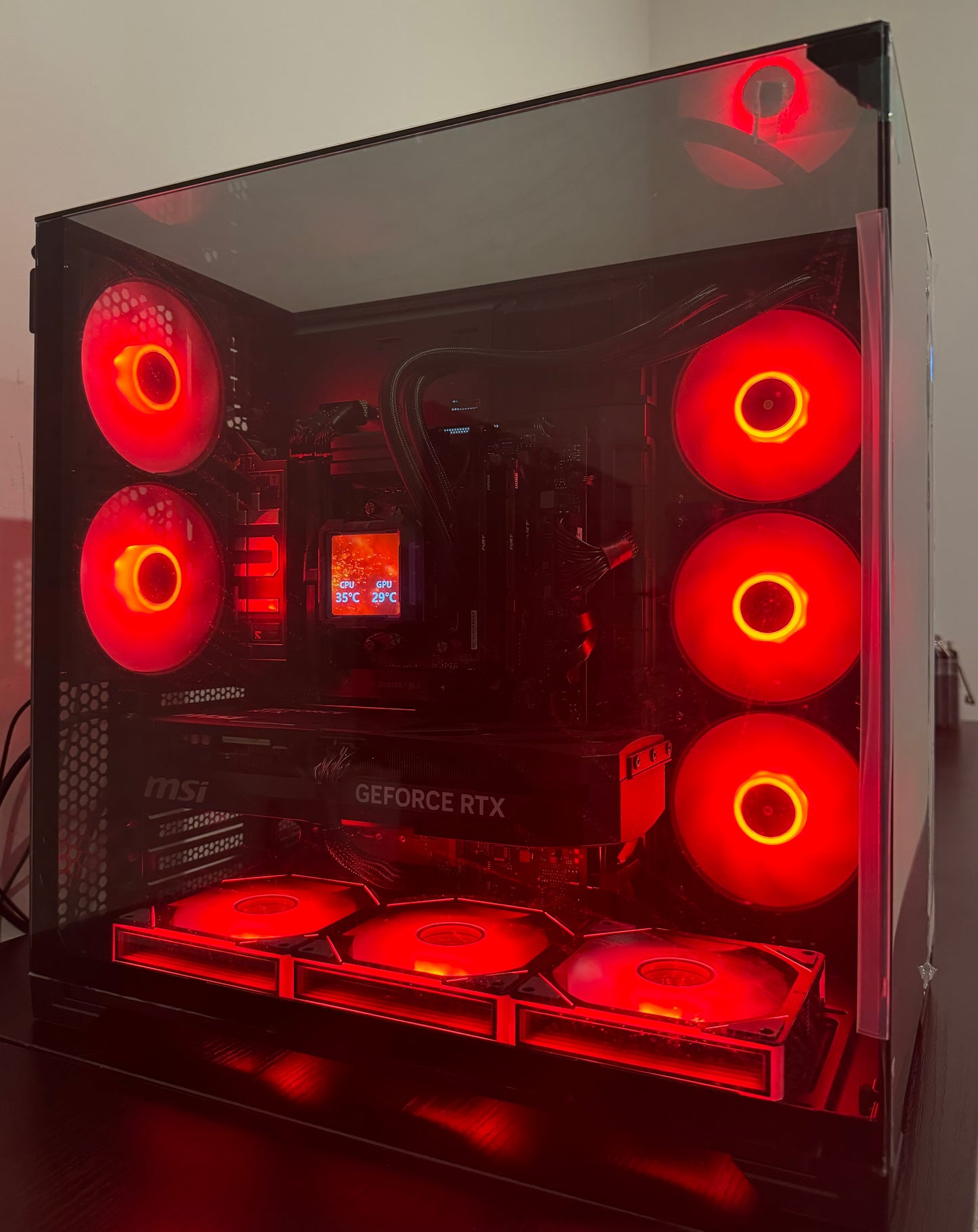 CUSTOM BUILT GAMING PC - RYZEN 7 9800X3D 32GB RAM 2TB NVME WiFi VR RGB
