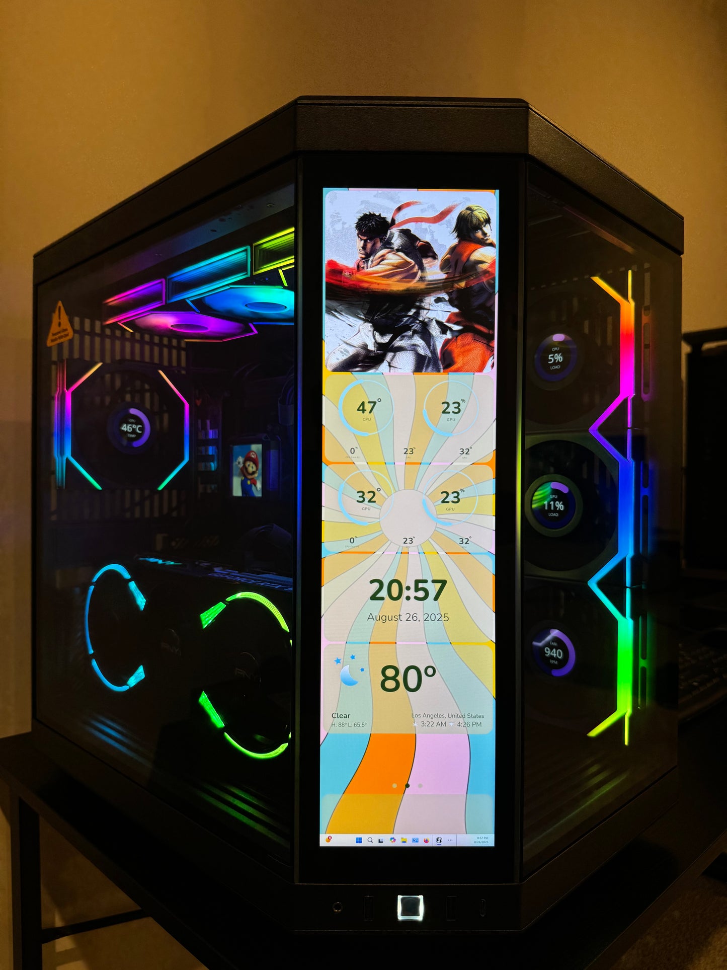 RTX 5090 CUSTOM BUILT GAMING PC RYZEN 9 9950X3D 64GB DDR5 RAM 8TB SSD WiFi 7 VR BLACK BUILD