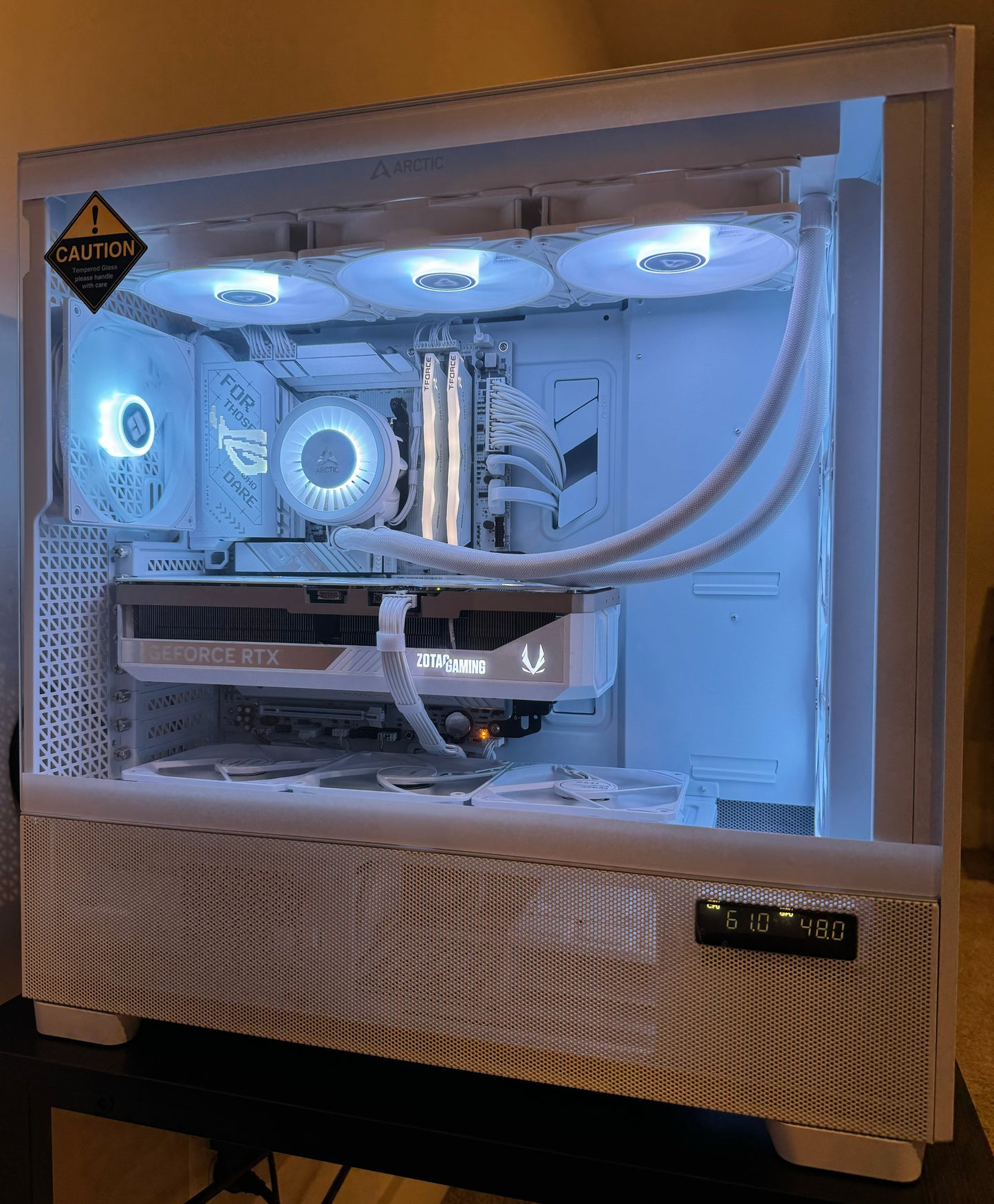 CUSTOM BUILT GAMING PC - RTX 5090 i9 14900K 128GB DDR5 4TB SSD ALL WHITE BUILD