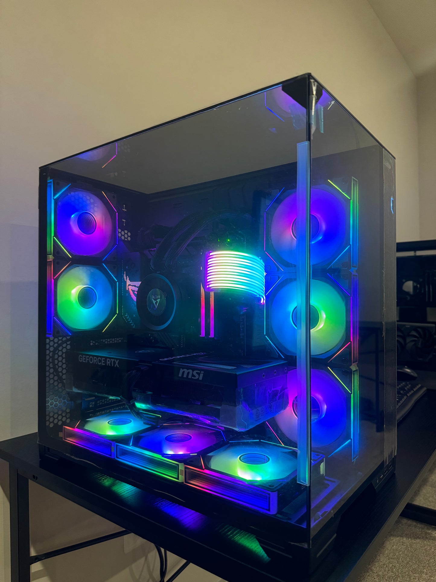 RTX 5090 CUSTOM BUILT GAMING PC INTEL CORE ULTRA 9 285K 128GB DDR5 RAM 4TB SSD WiFi VR WIN 11
