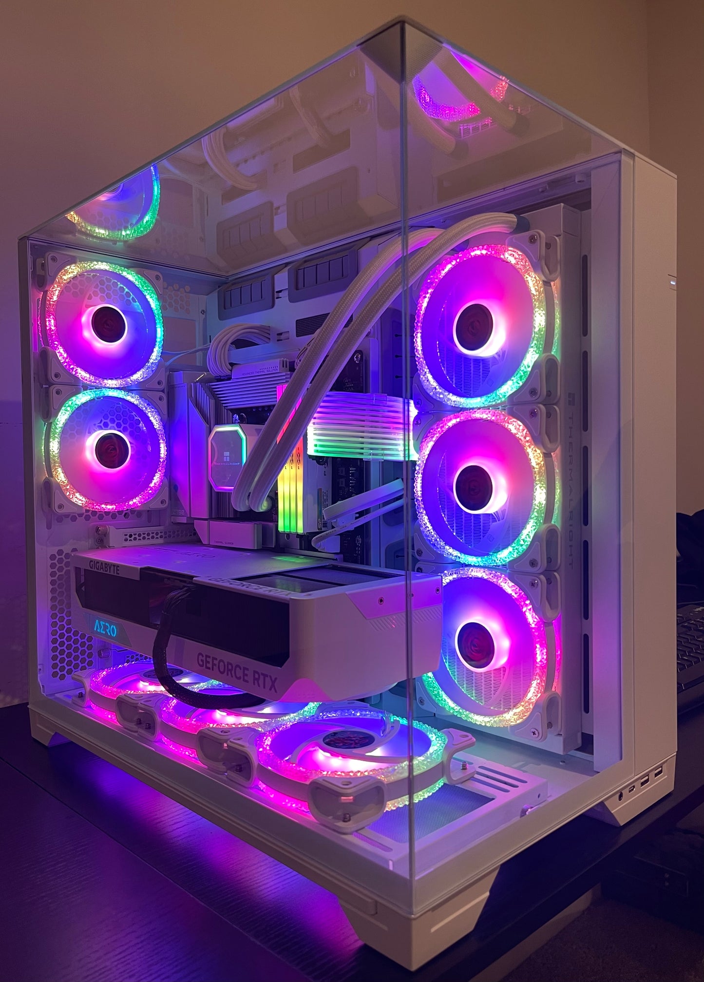 i9 14900K Gaming PC NVIDIA RTX 4080 Super - 4TB SSD WiFi 6 WHITE BUILD