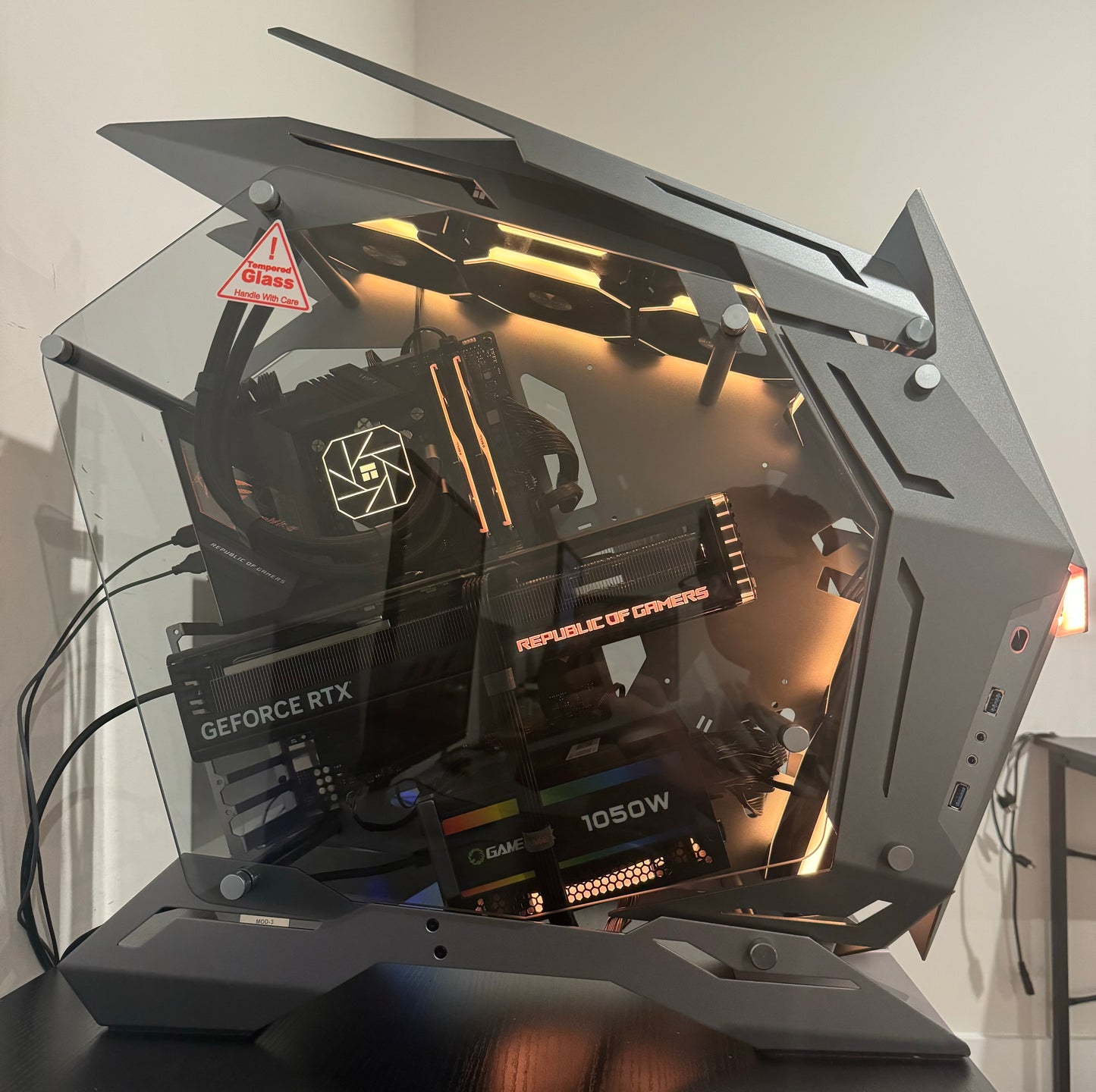RTX 5080 CUSTOM BUILT GAMING PC RYZEN 7 9800X3D 64GB RAM 4TB NVME SSD WiFI RGB VR