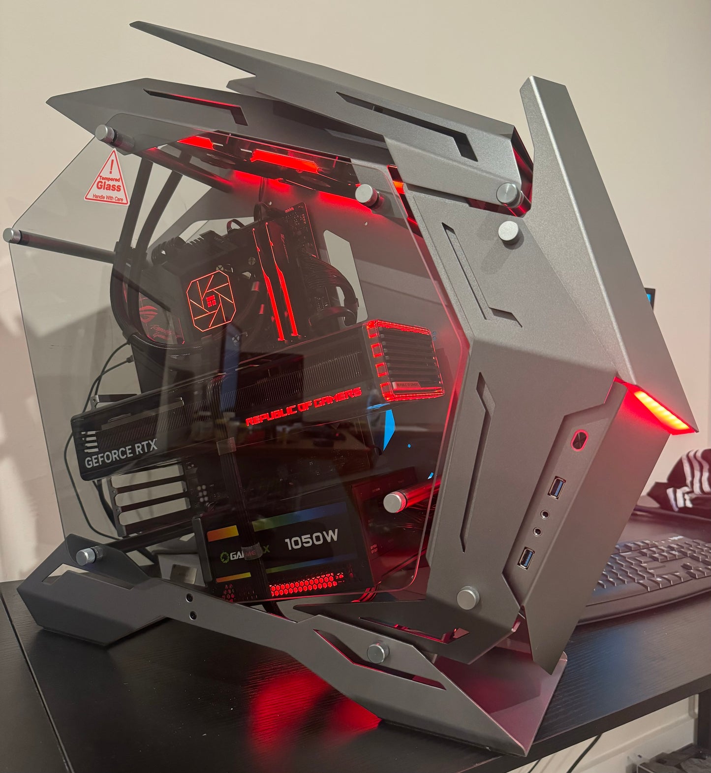 RTX 5080 CUSTOM BUILT GAMING PC RYZEN 7 9800X3D 64GB RAM 4TB NVME SSD WiFI RGB VR