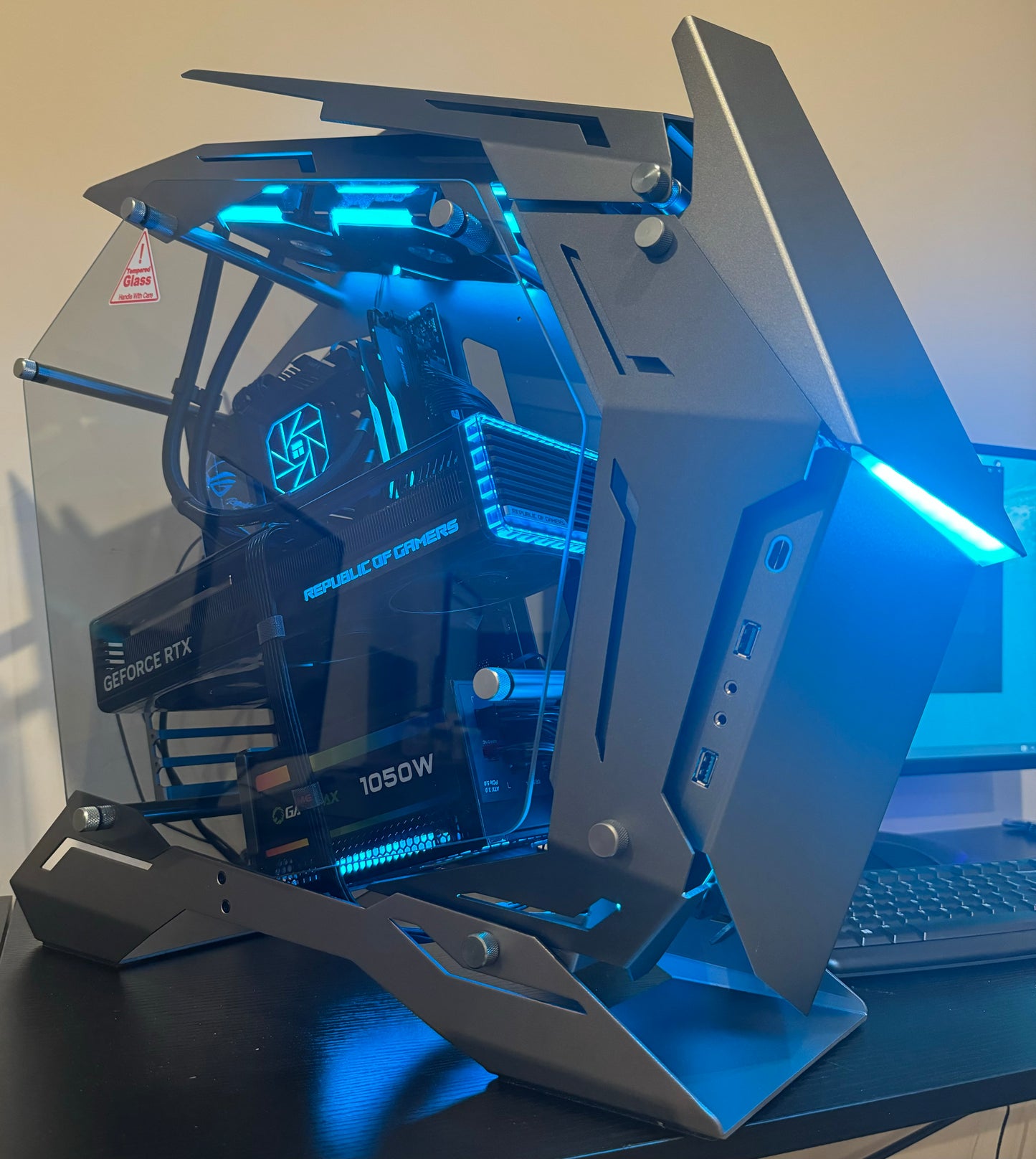 RTX 5080 CUSTOM BUILT GAMING PC RYZEN 7 9800X3D 64GB RAM 4TB NVME SSD WiFI RGB VR