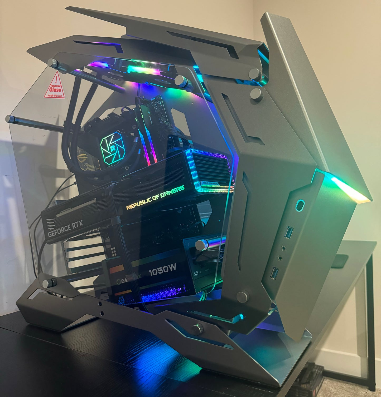 RTX 5080 CUSTOM BUILT GAMING PC RYZEN 7 9800X3D 64GB RAM 4TB NVME SSD WiFI RGB VR