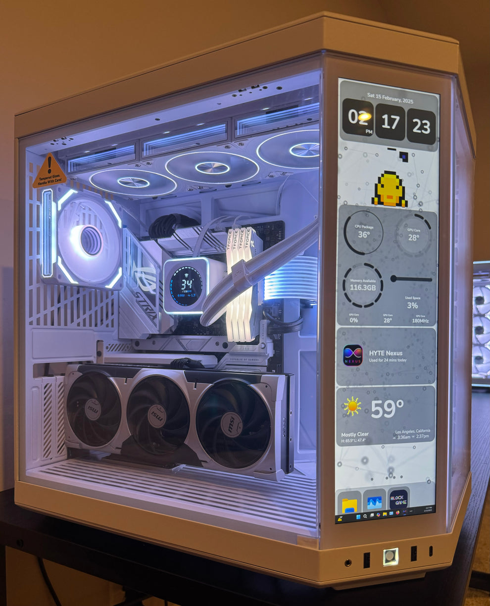 RTX 5080 CUSTOM BUILT GAMING PC RYZEN 7 9800X3D 64GB DDR5 RAM 4TB SSD ...