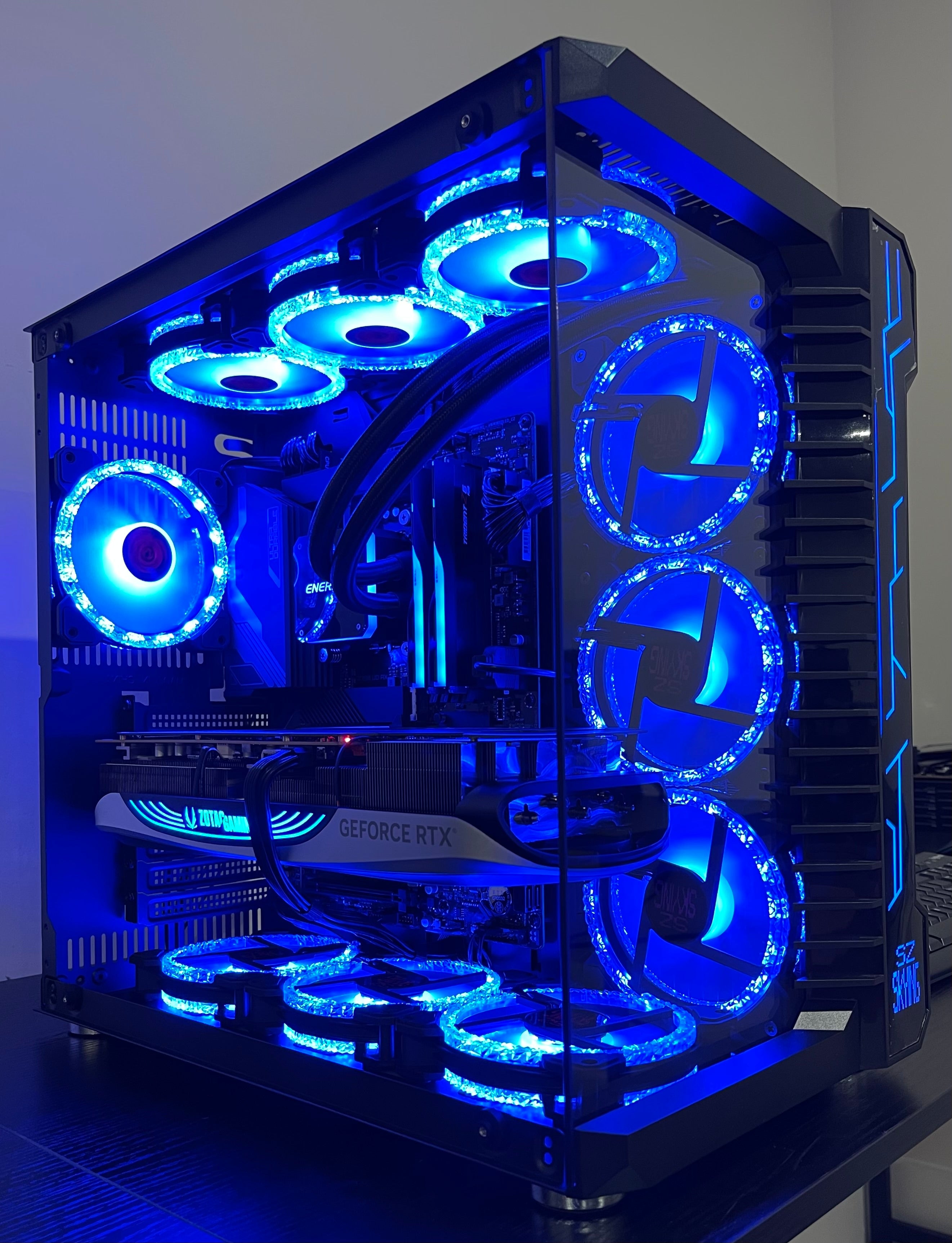 RTX 40 SUPER CUSTOM BUILT GAMING PC RYZEN 7800X3D 