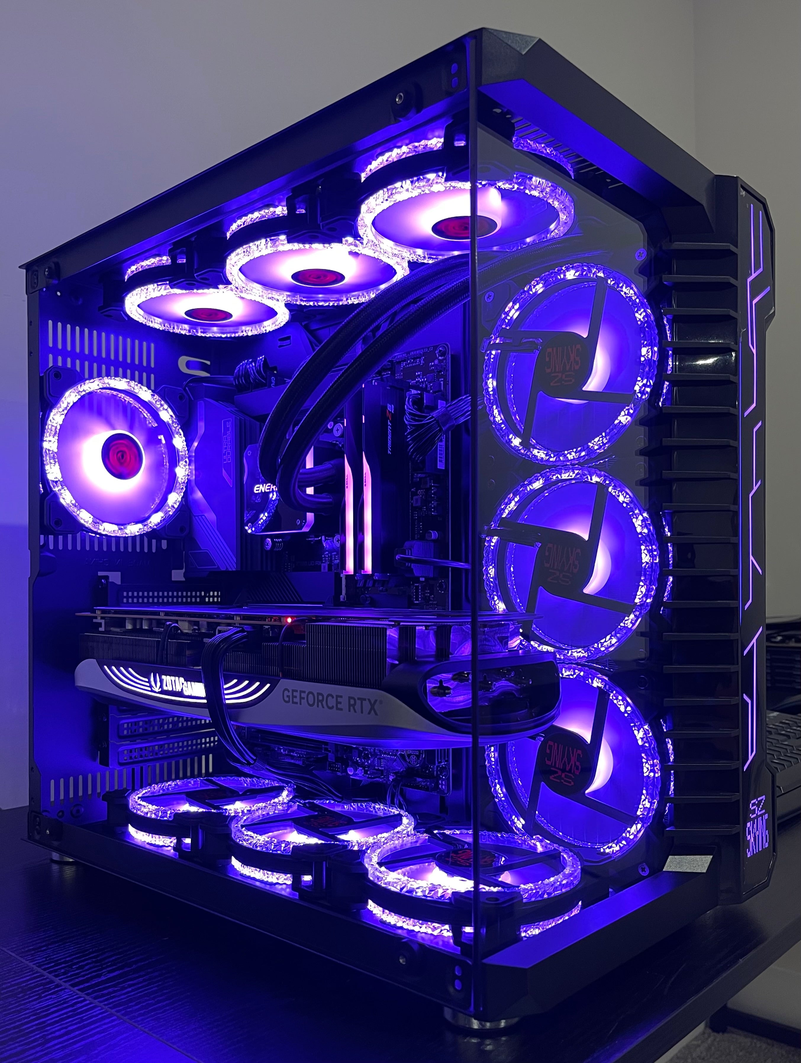 RTX 4070 Ti Super Custom Built Gaming PC RYZEN 9 7900X 64GB RAM 