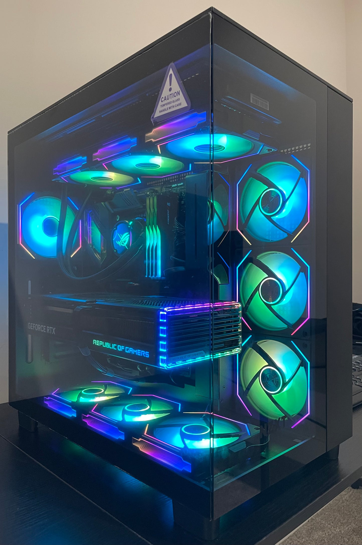 ASUS STRIX RTX 4090 CUSTOM BUILT GAMING PC - i9 13900K 96GB DDR5 4TB SSD 10TB HDD Z790 WINDOWS 11 Pro