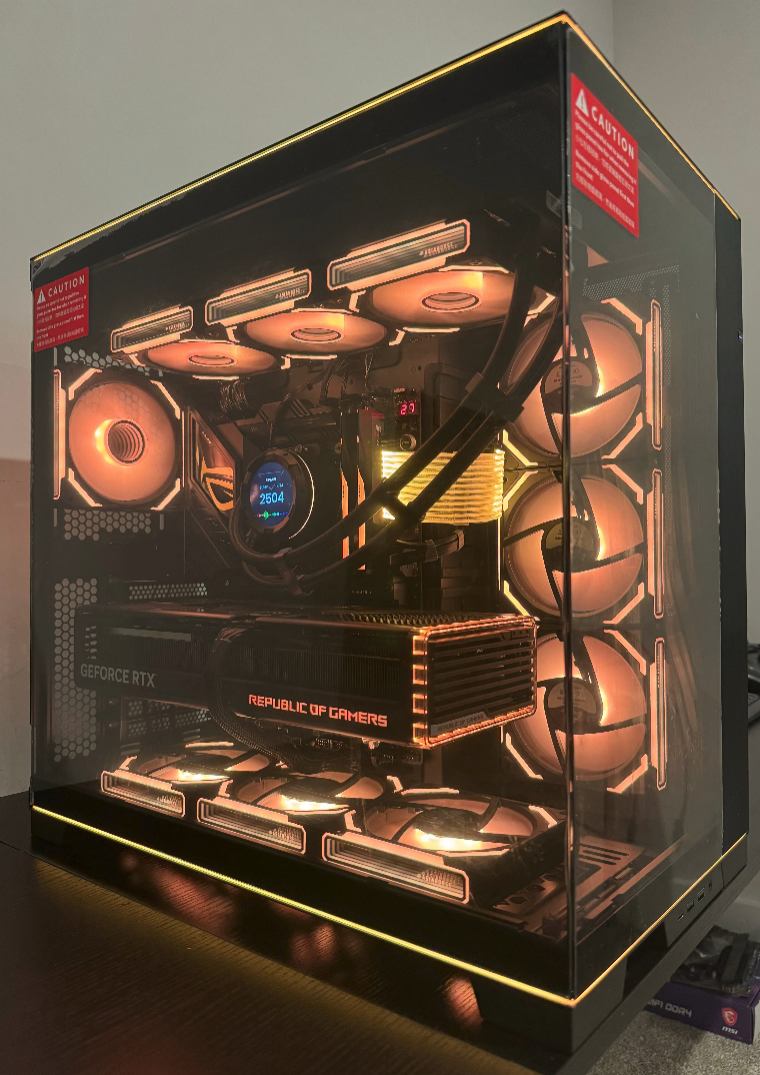 RTX 5080 CUSTOM BUILT GAMING PC RYZEN 7 9800X3D 64GB DDR5 RAM 8TB SSD ...